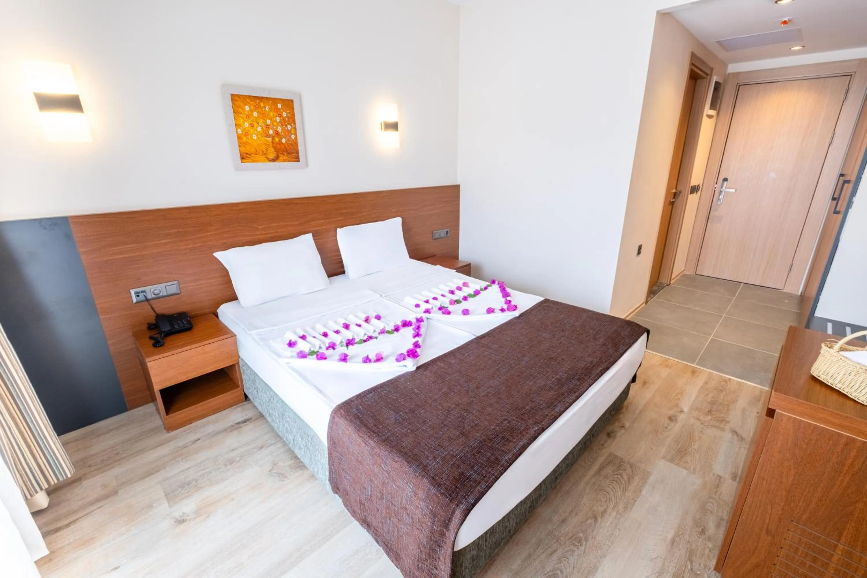 Bed in Viking Express Hotel