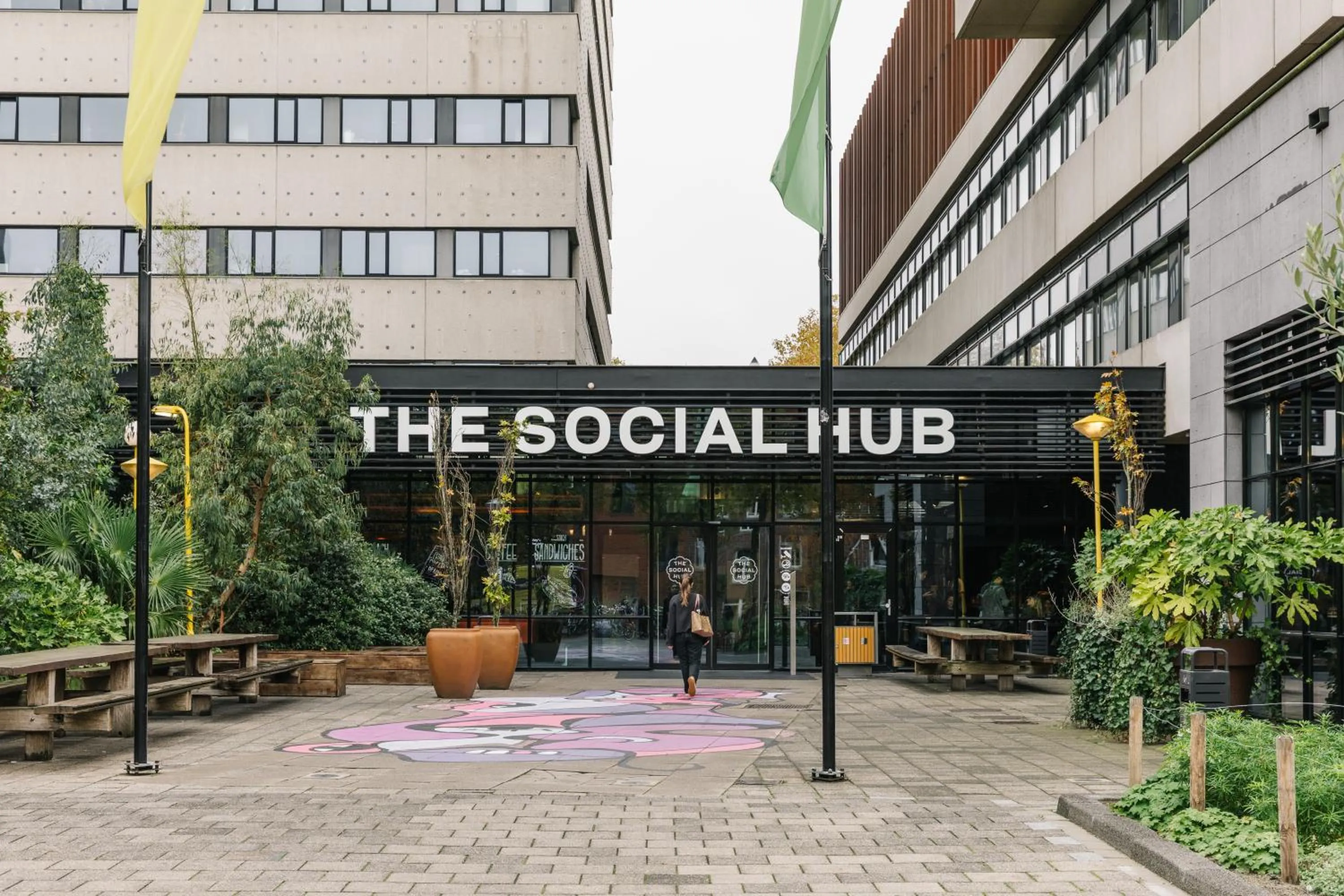 Property building in The Social Hub Amsterdam City