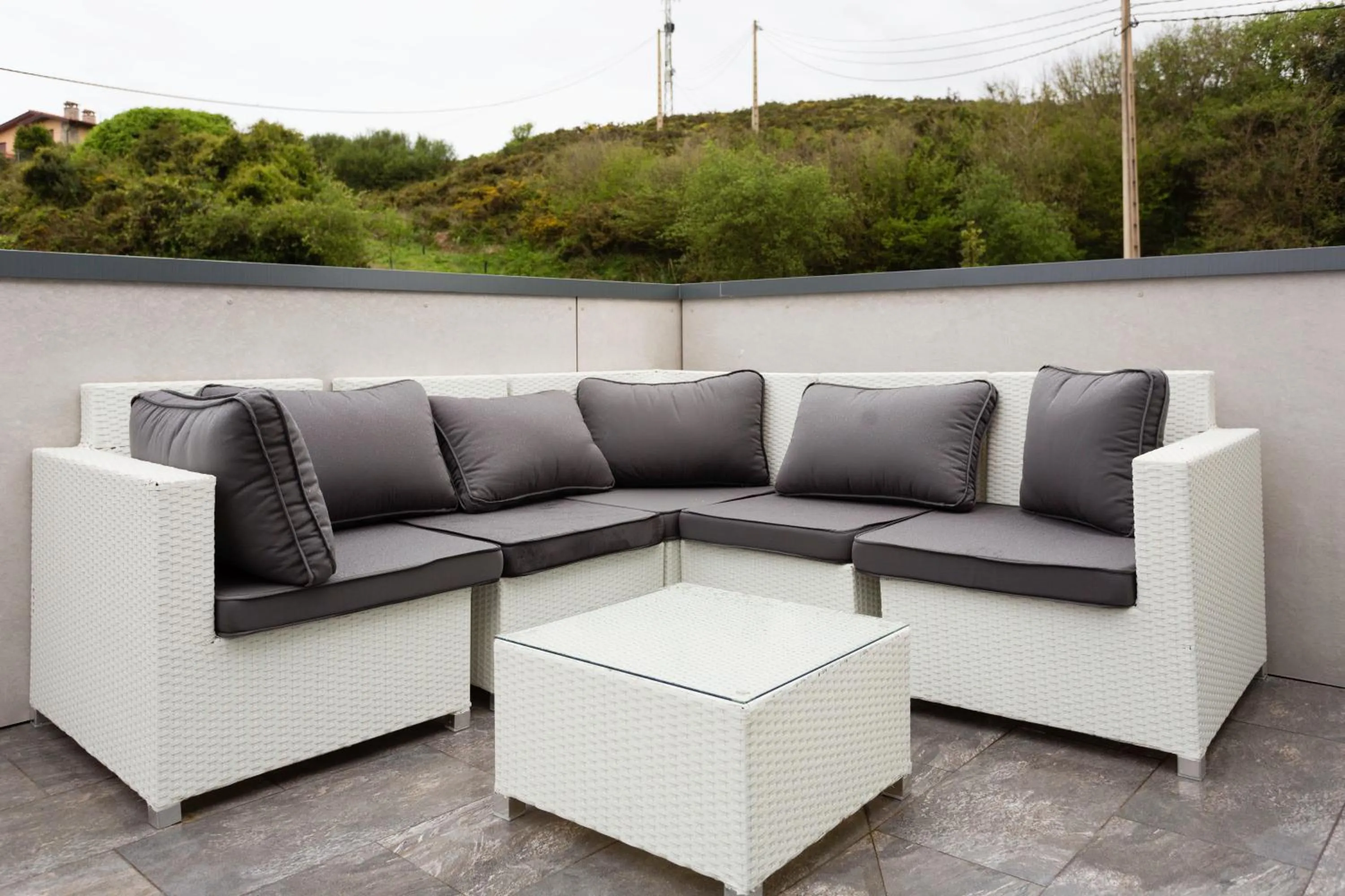 Seating area in Apartamentos Borizu Playa