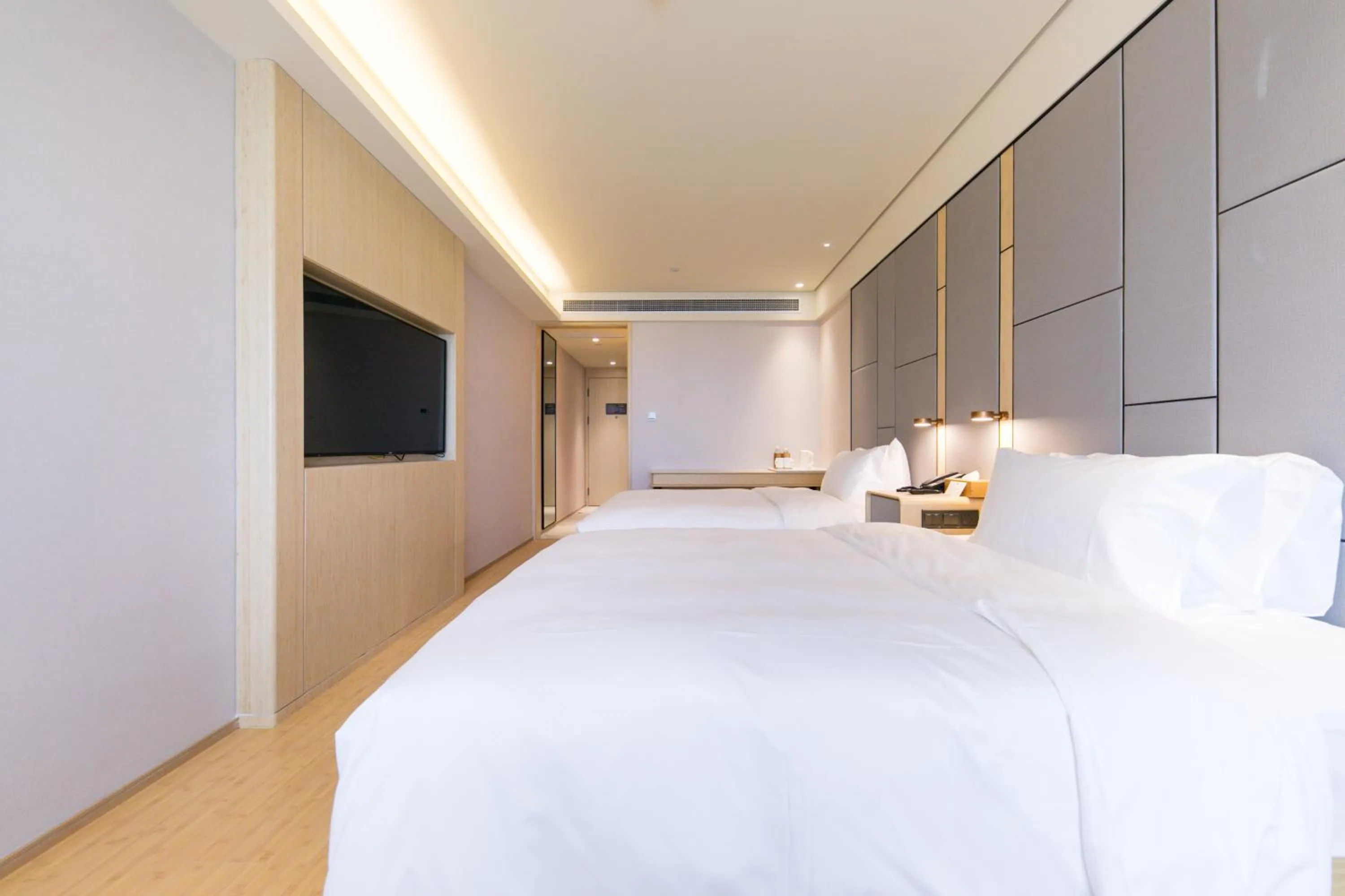 Bed in JI Hotel Shanghai Zhangjiang Jinke Road