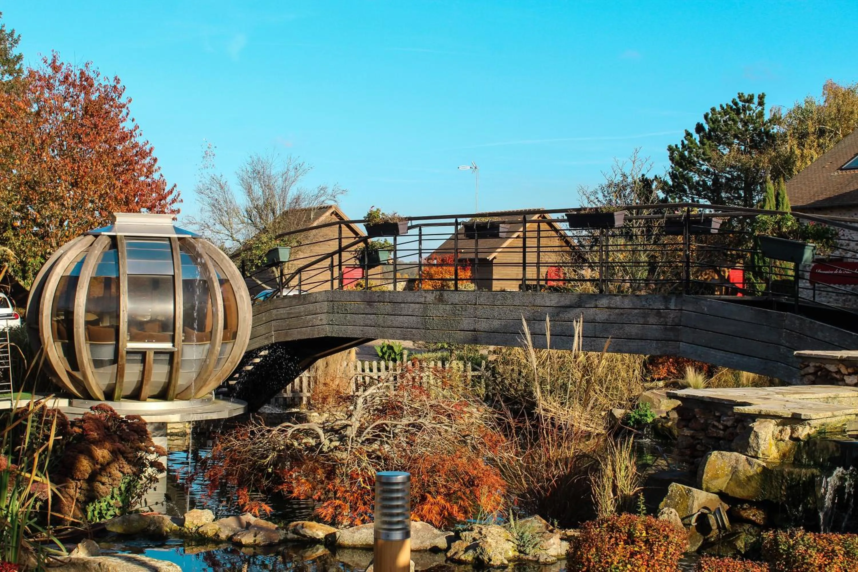 Garden in Domaine de la Haie des Granges