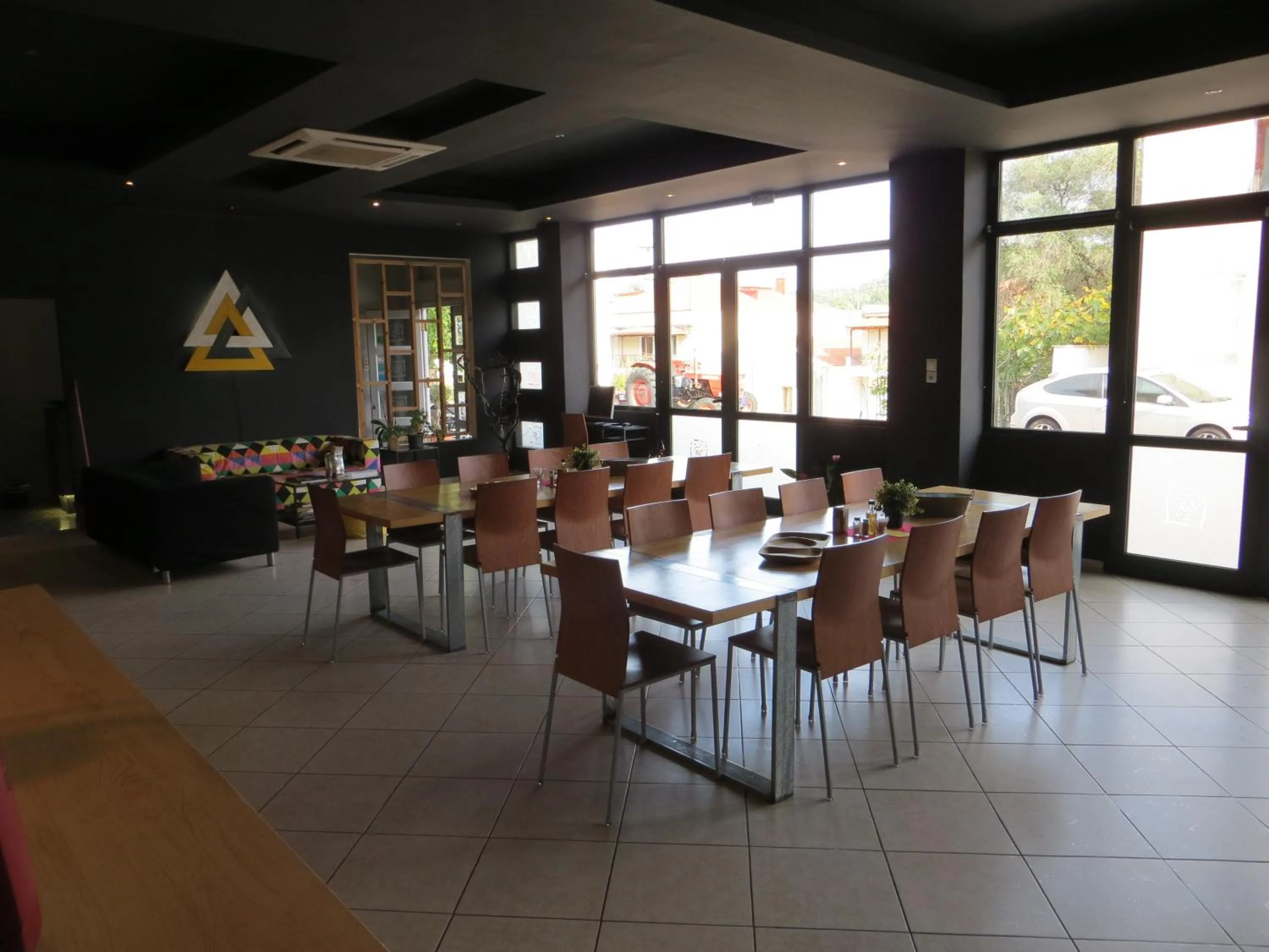 Lounge or bar in Leonidaion Guesthouse