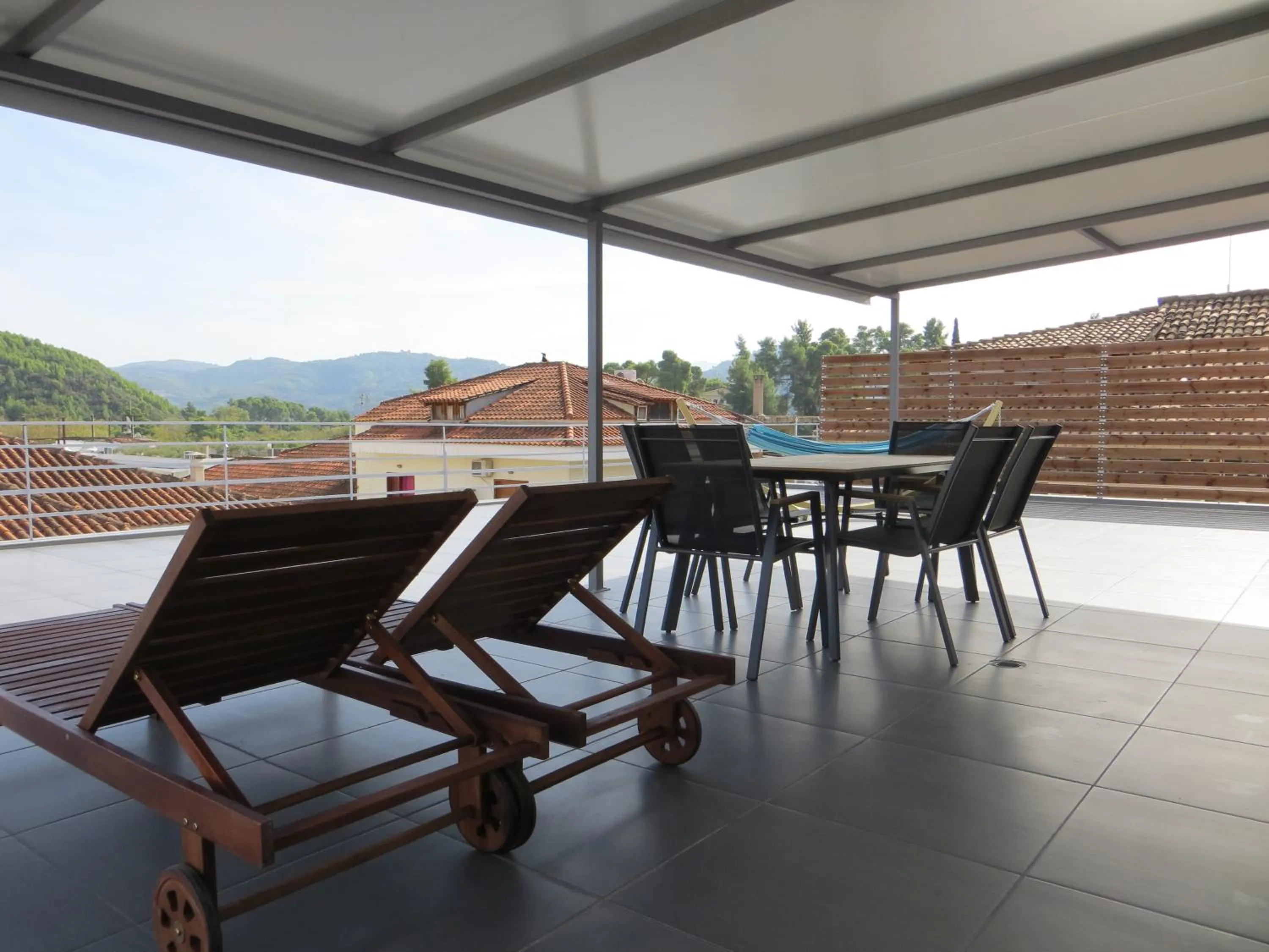 Balcony/Terrace in Leonidaion Guesthouse