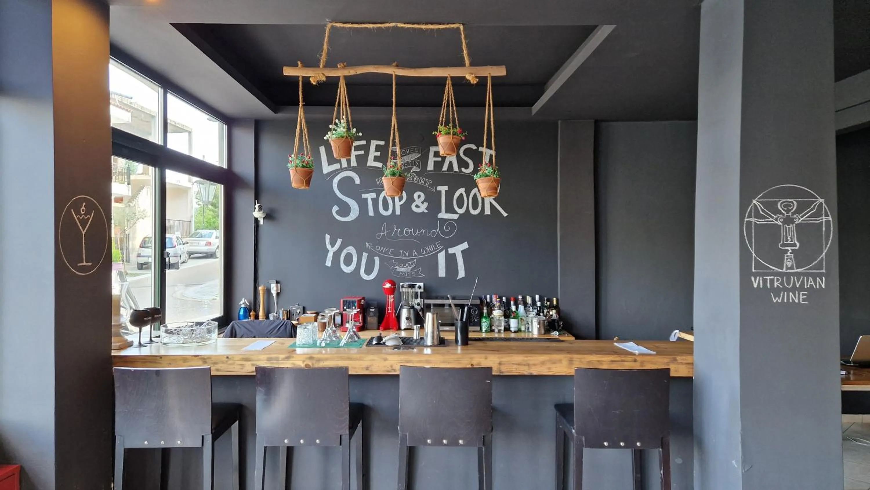 Lounge or bar in Leonidaion Guesthouse