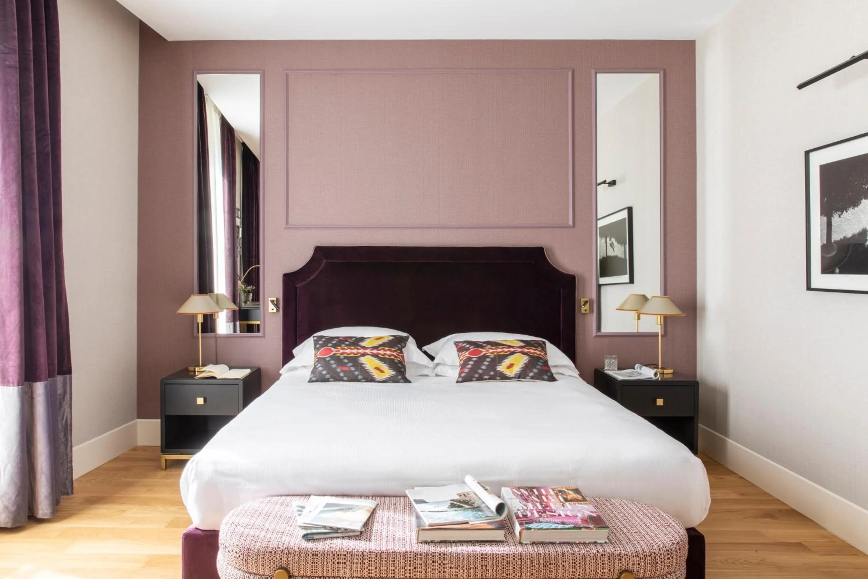 Bed in HOTEL ADRIANO Rooftop