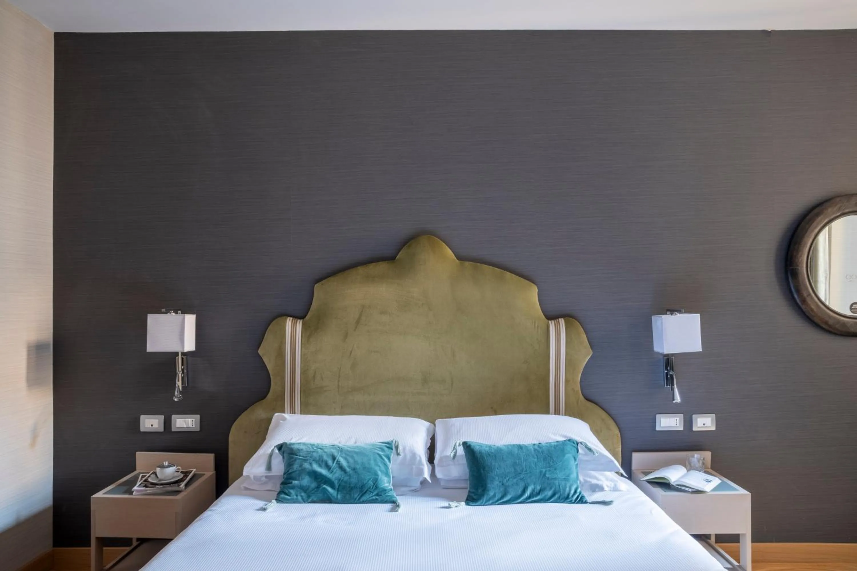 Bed in HOTEL ADRIANO Rooftop