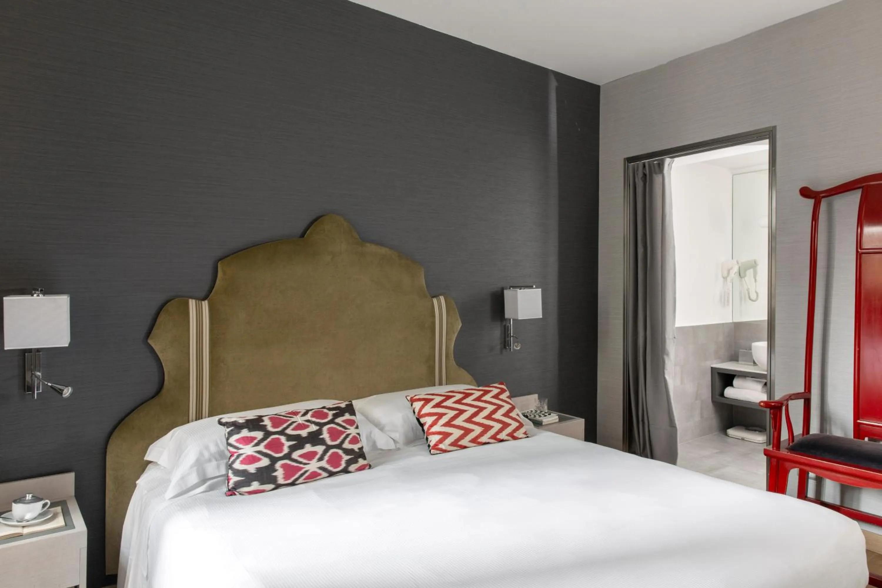 Bed in HOTEL ADRIANO Rooftop