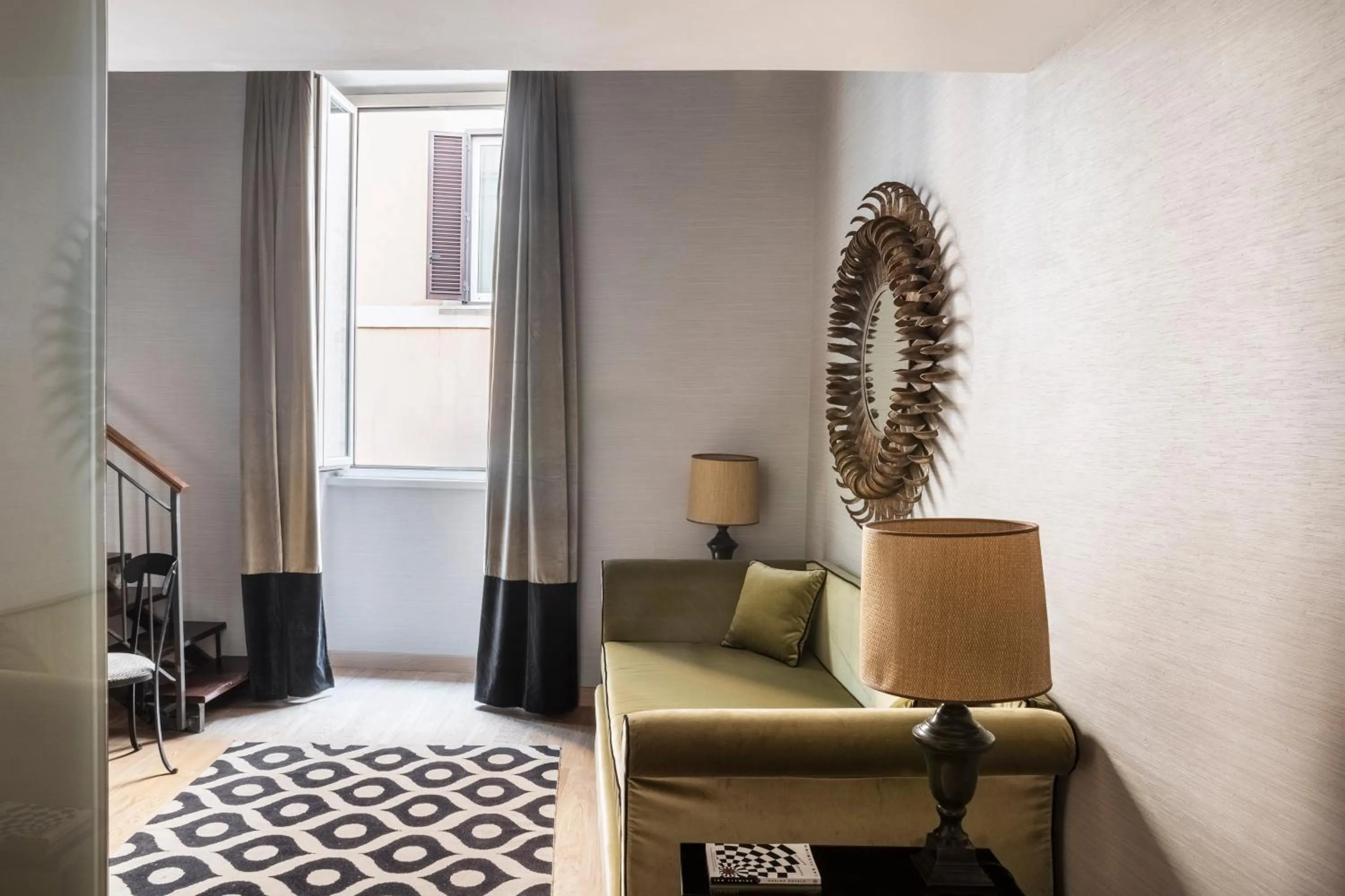 Bed in HOTEL ADRIANO Rooftop