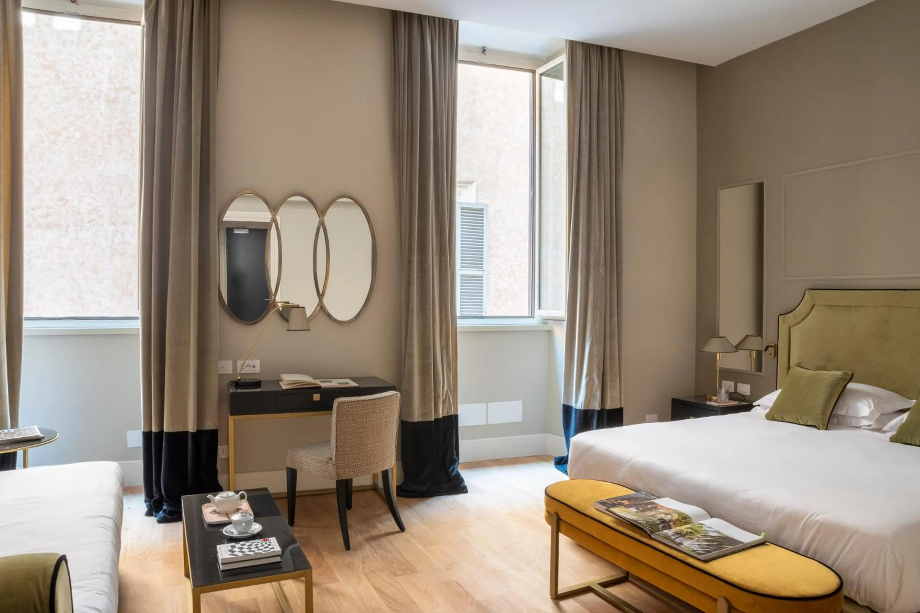 Bed in HOTEL ADRIANO Rooftop