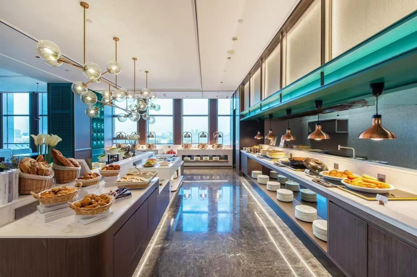 Breakfast in Novotel Shanghai Lingang