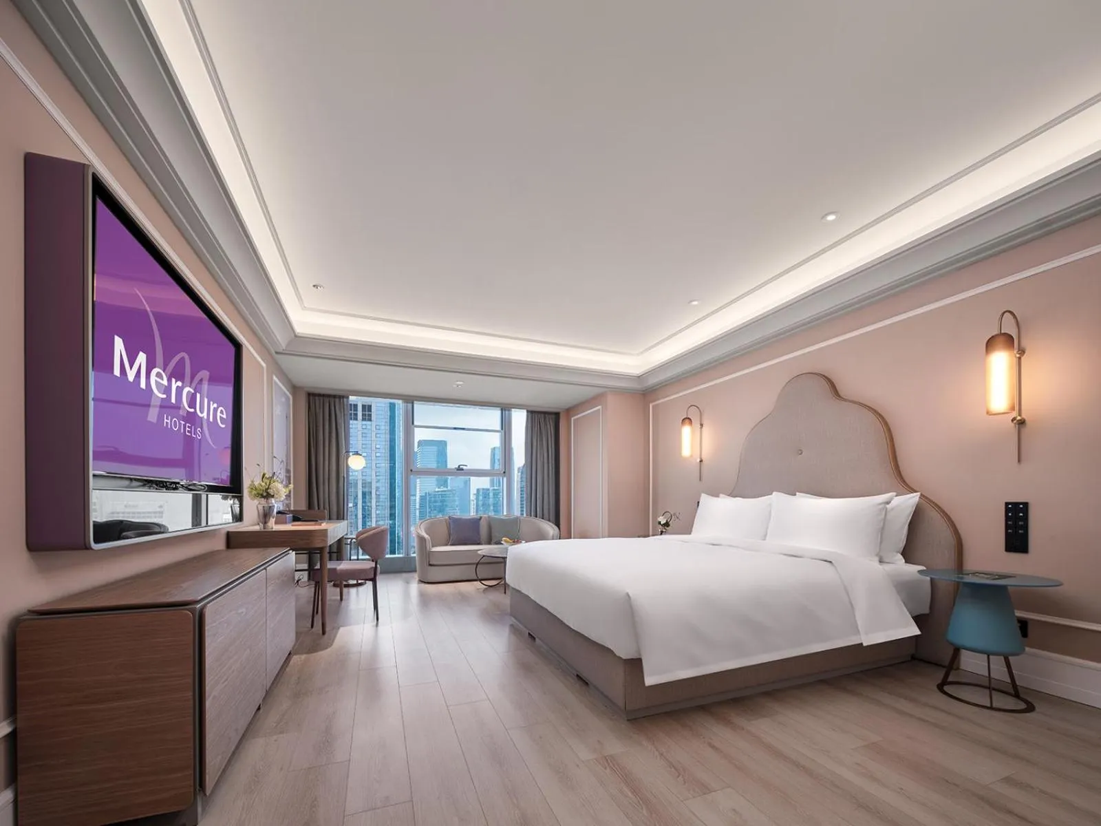 Photo of the whole room, Bed in Mercure Hefei City Hall Square