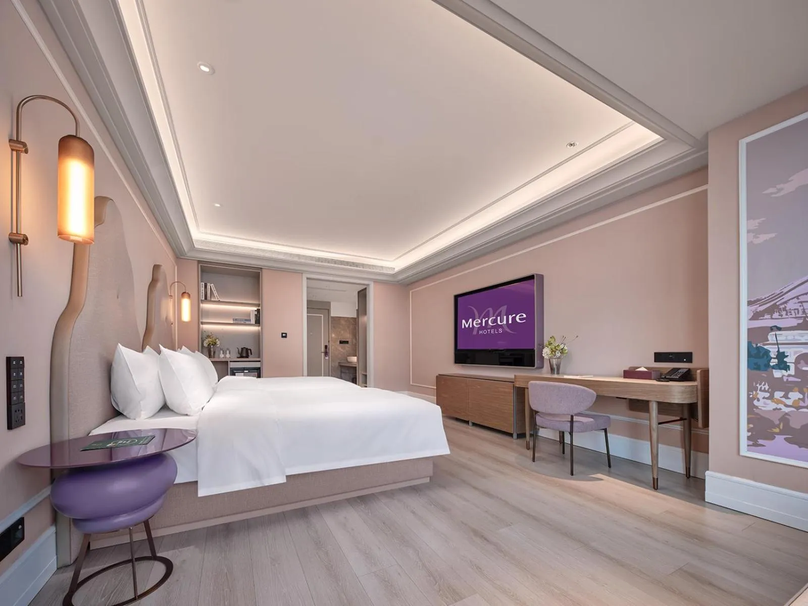 Photo of the whole room, Bed in Mercure Hefei City Hall Square