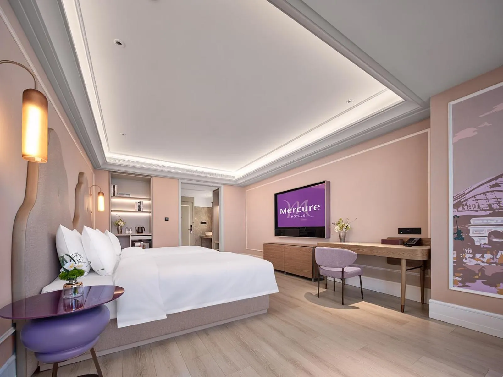 Photo of the whole room, Bed in Mercure Hefei City Hall Square