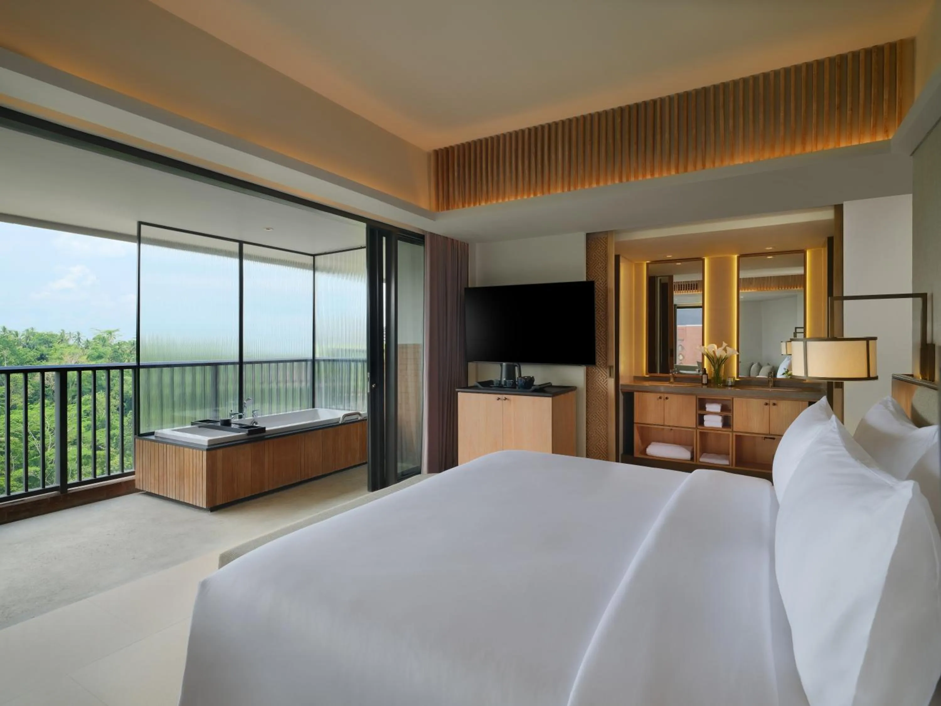 Bed in Novotel Bali Ubud Resort