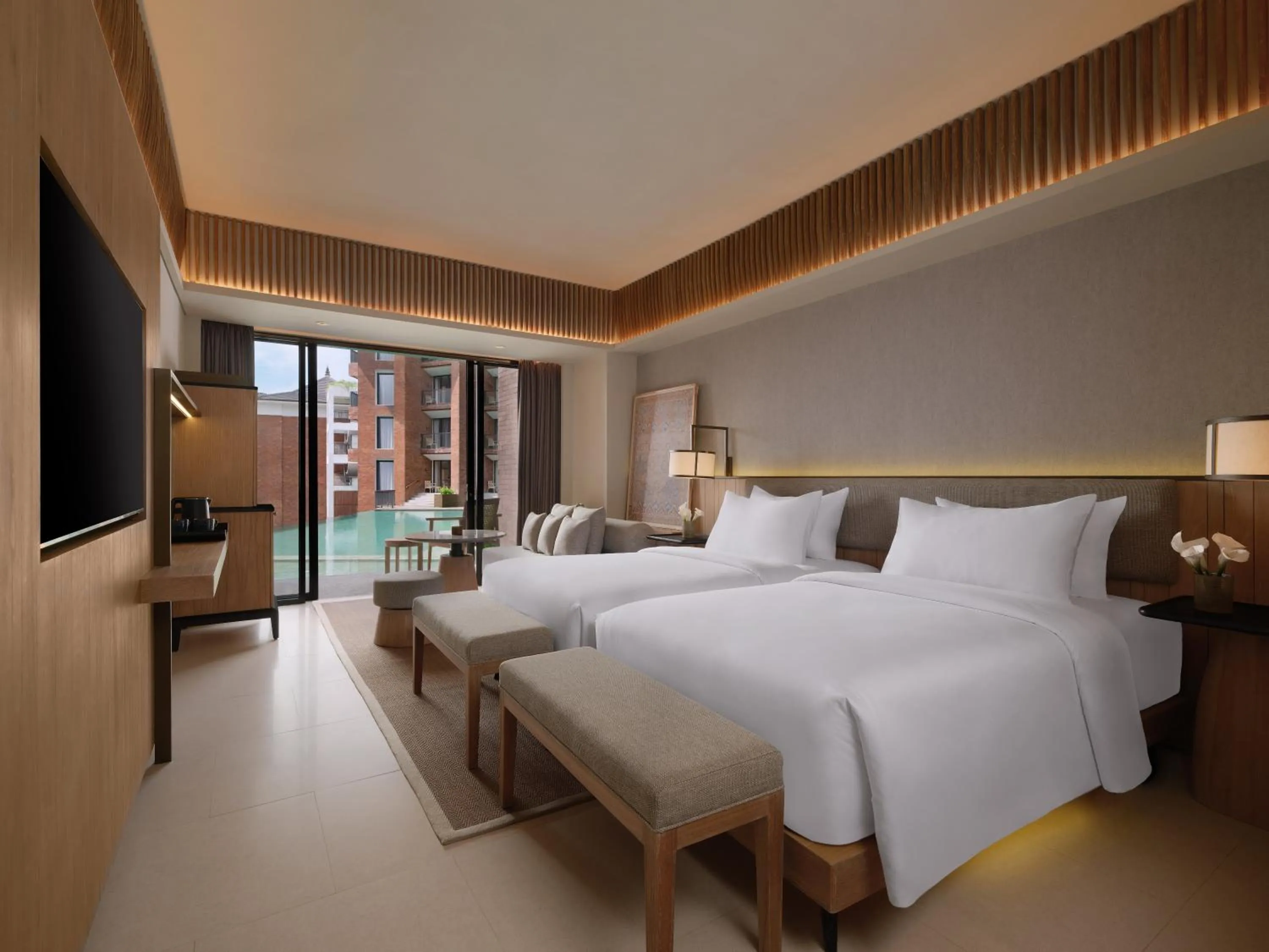 Bed in Novotel Bali Ubud Resort