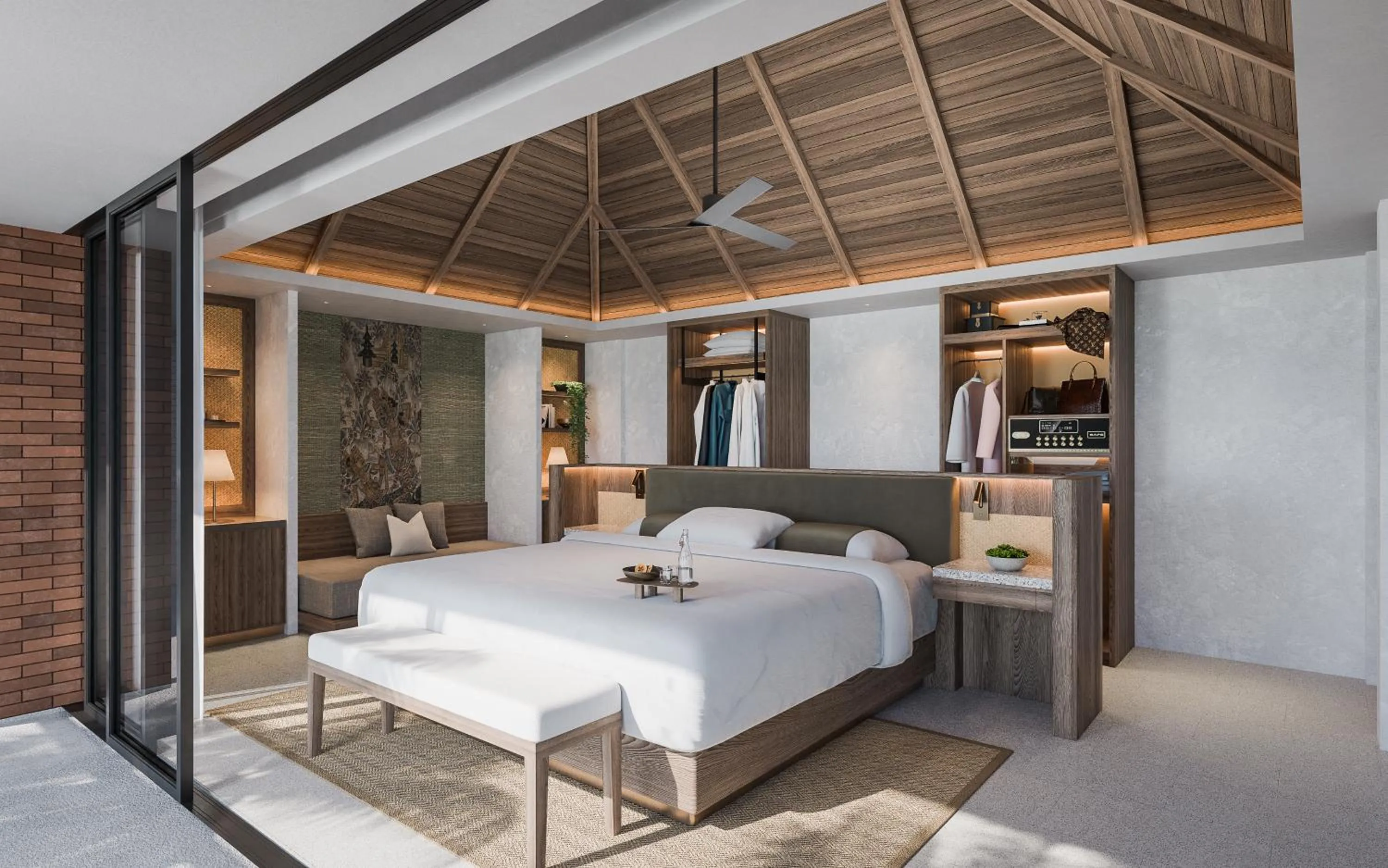 Bed in Novotel Bali Ubud Resort