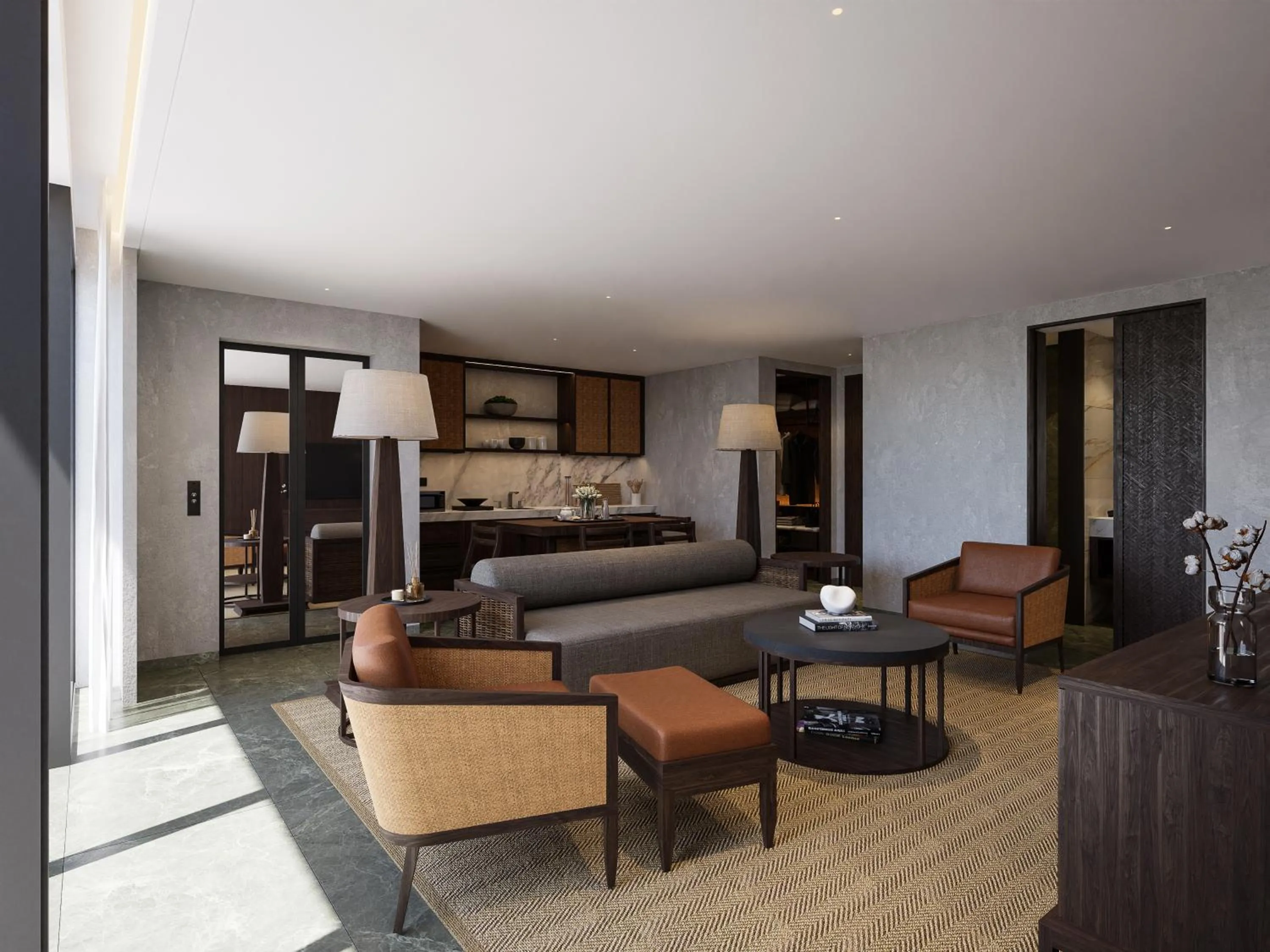 Living room in Novotel Bali Ubud Resort