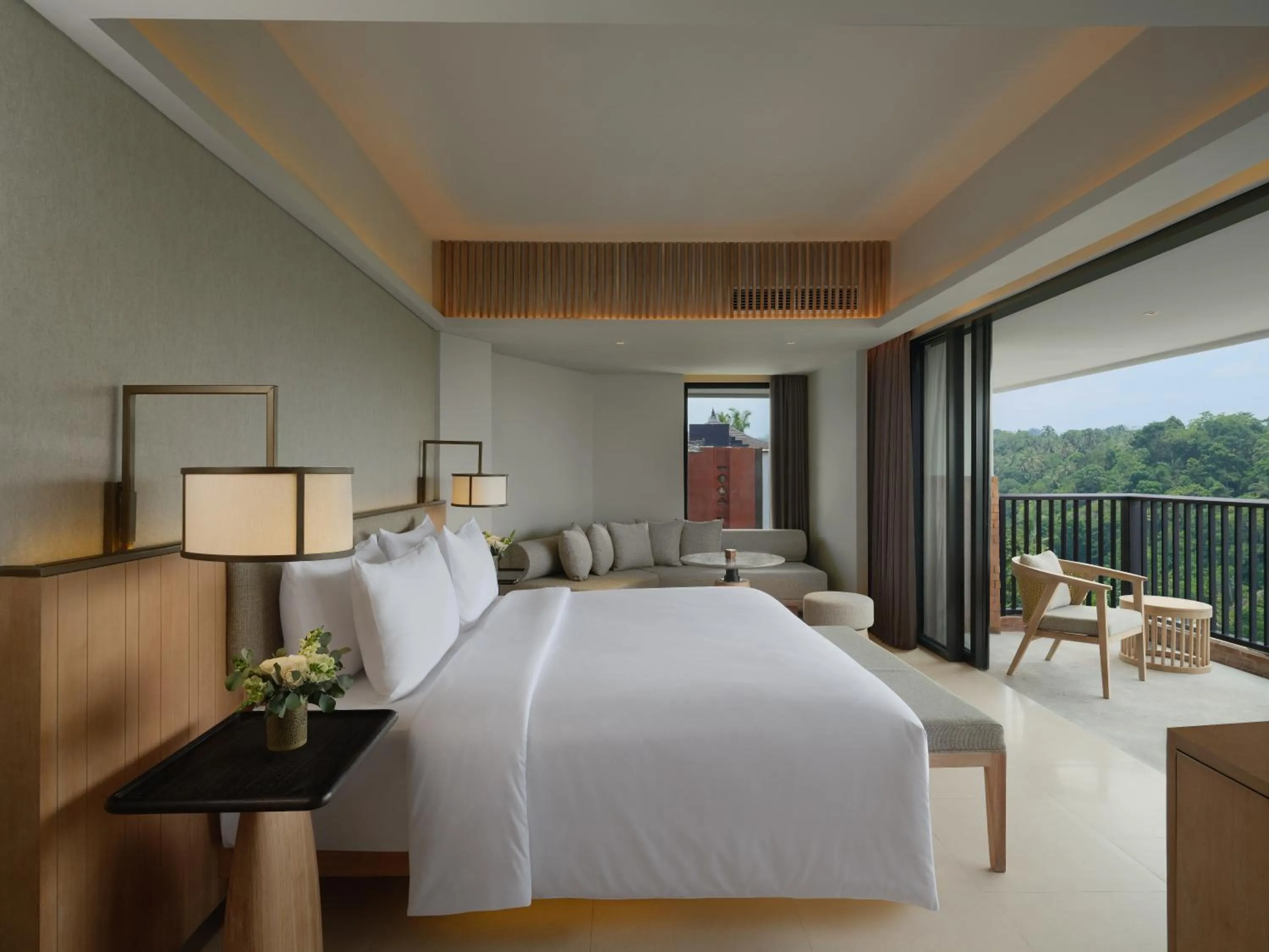 Bed in Novotel Bali Ubud Resort
