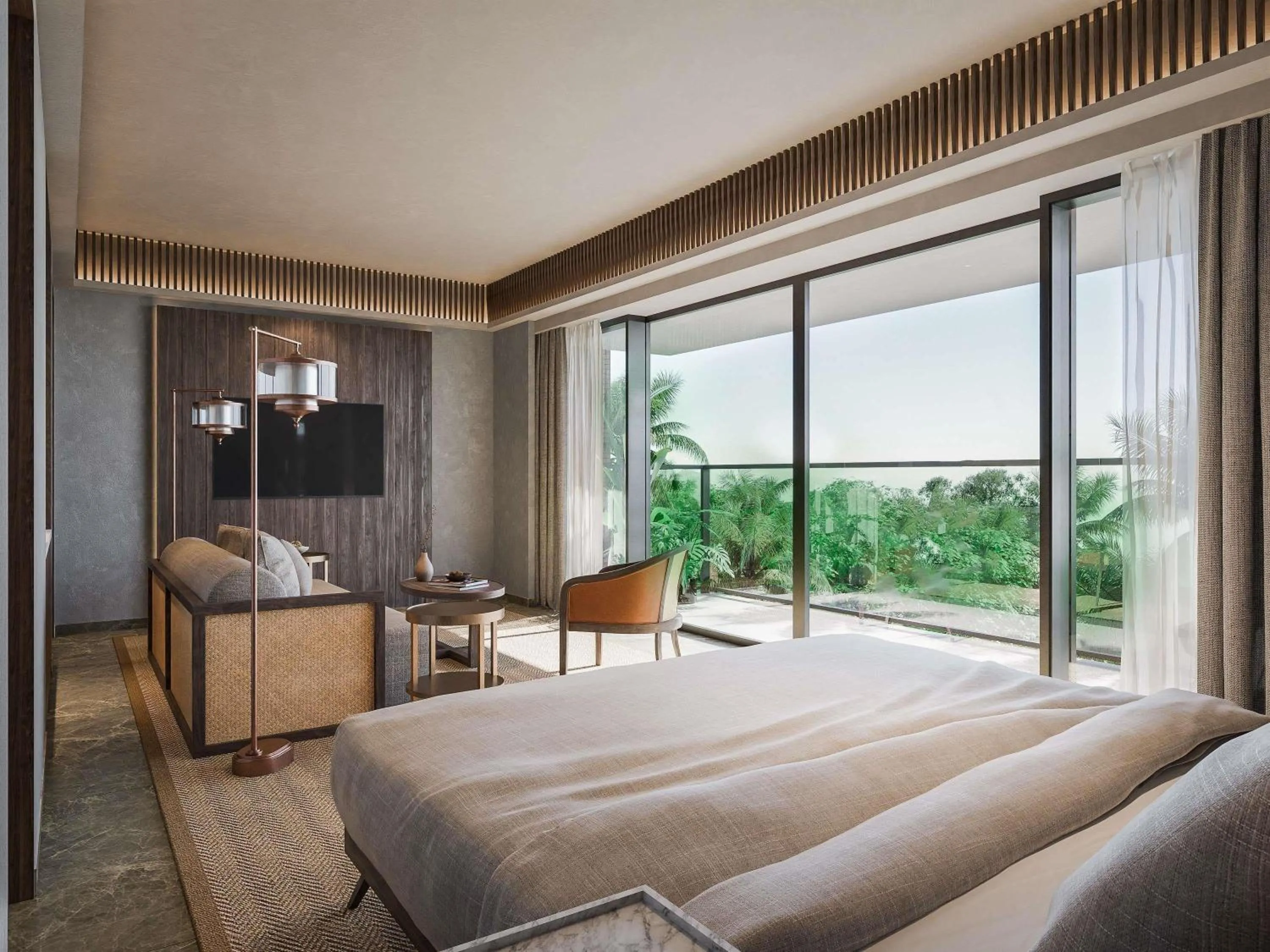 Photo of the whole room, Bed in Novotel Bali Ubud Resort