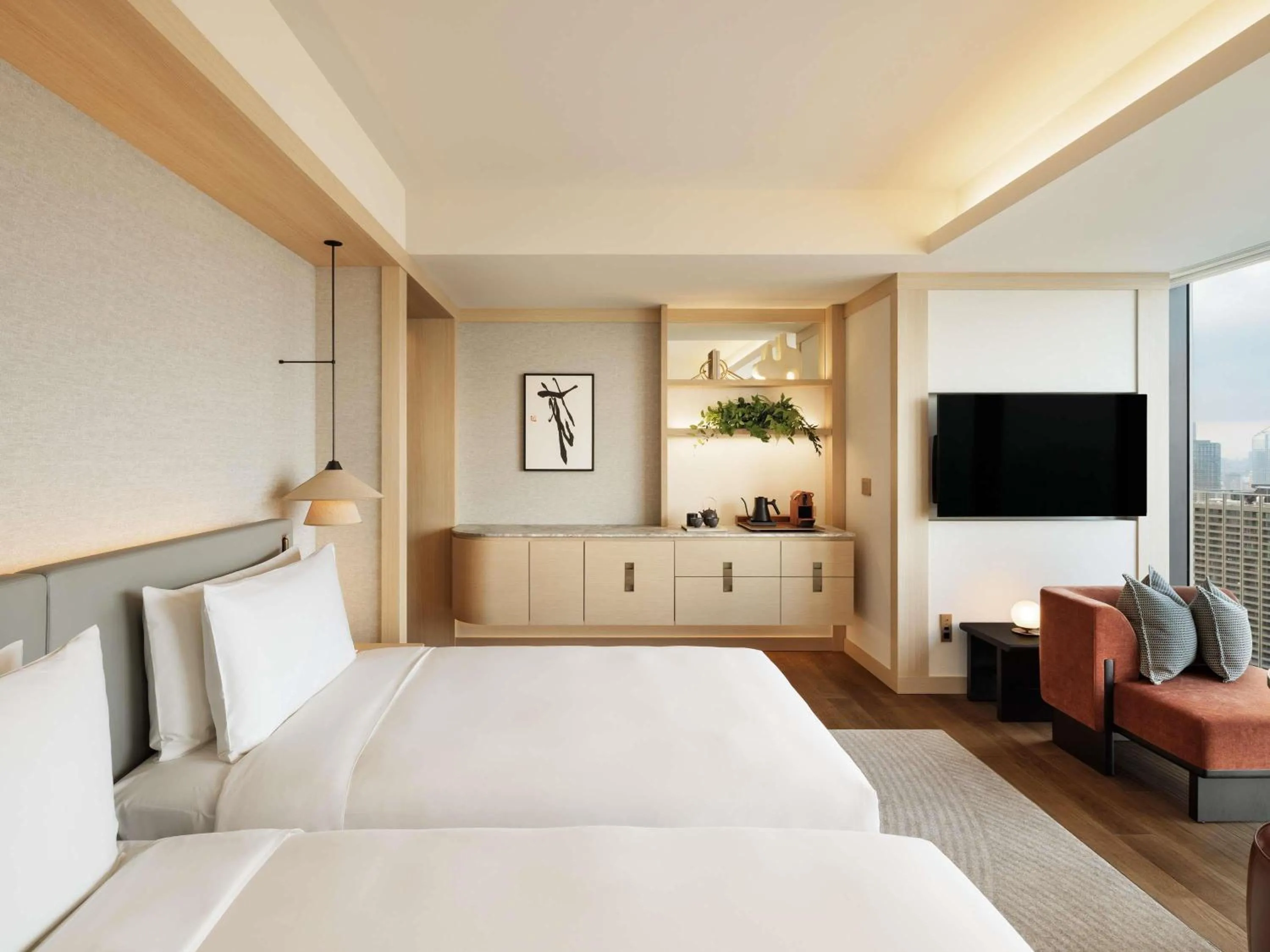 Bedroom, Bed in Fairmont Tokyo