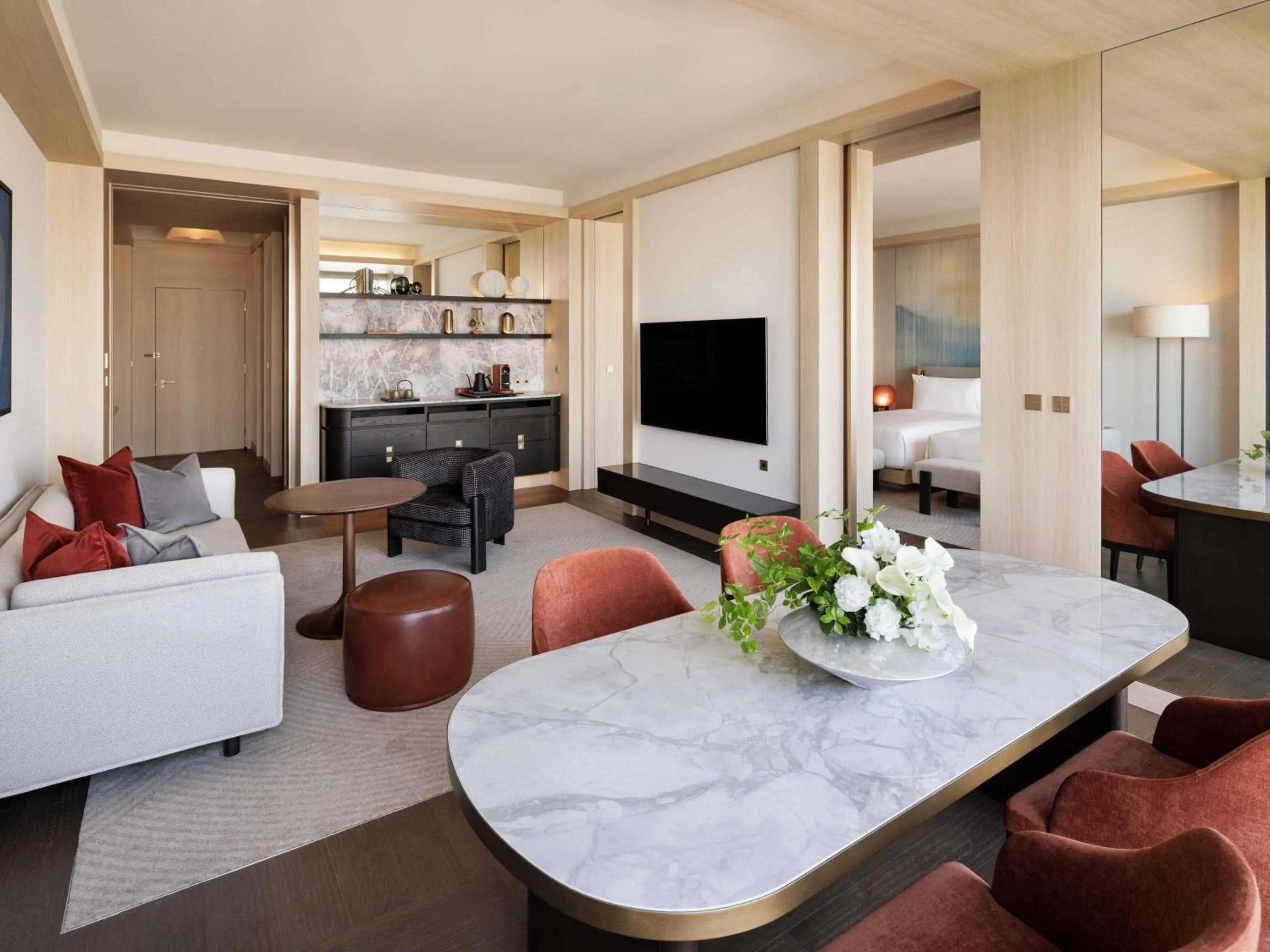 Bedroom in Fairmont Tokyo