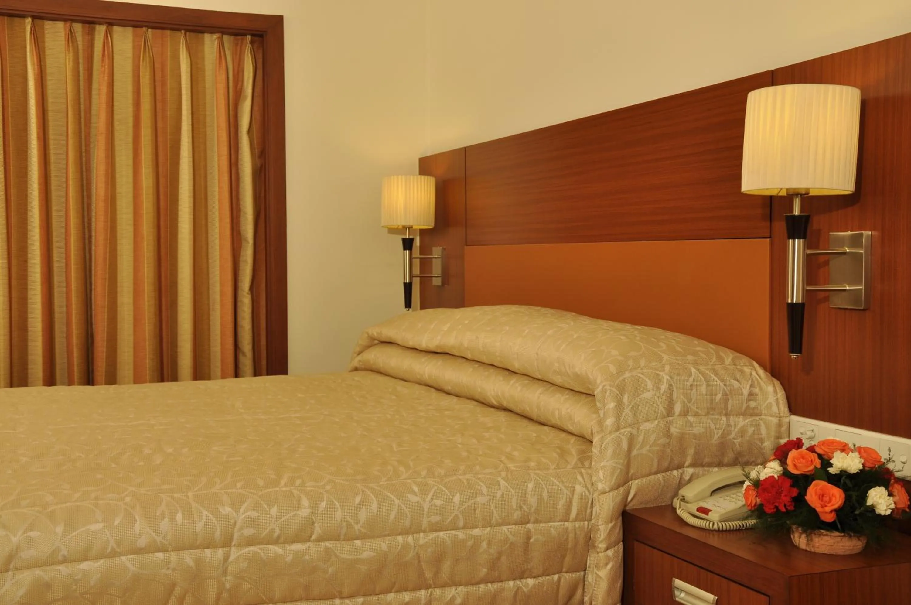 Bed in Hotel Silver Palace