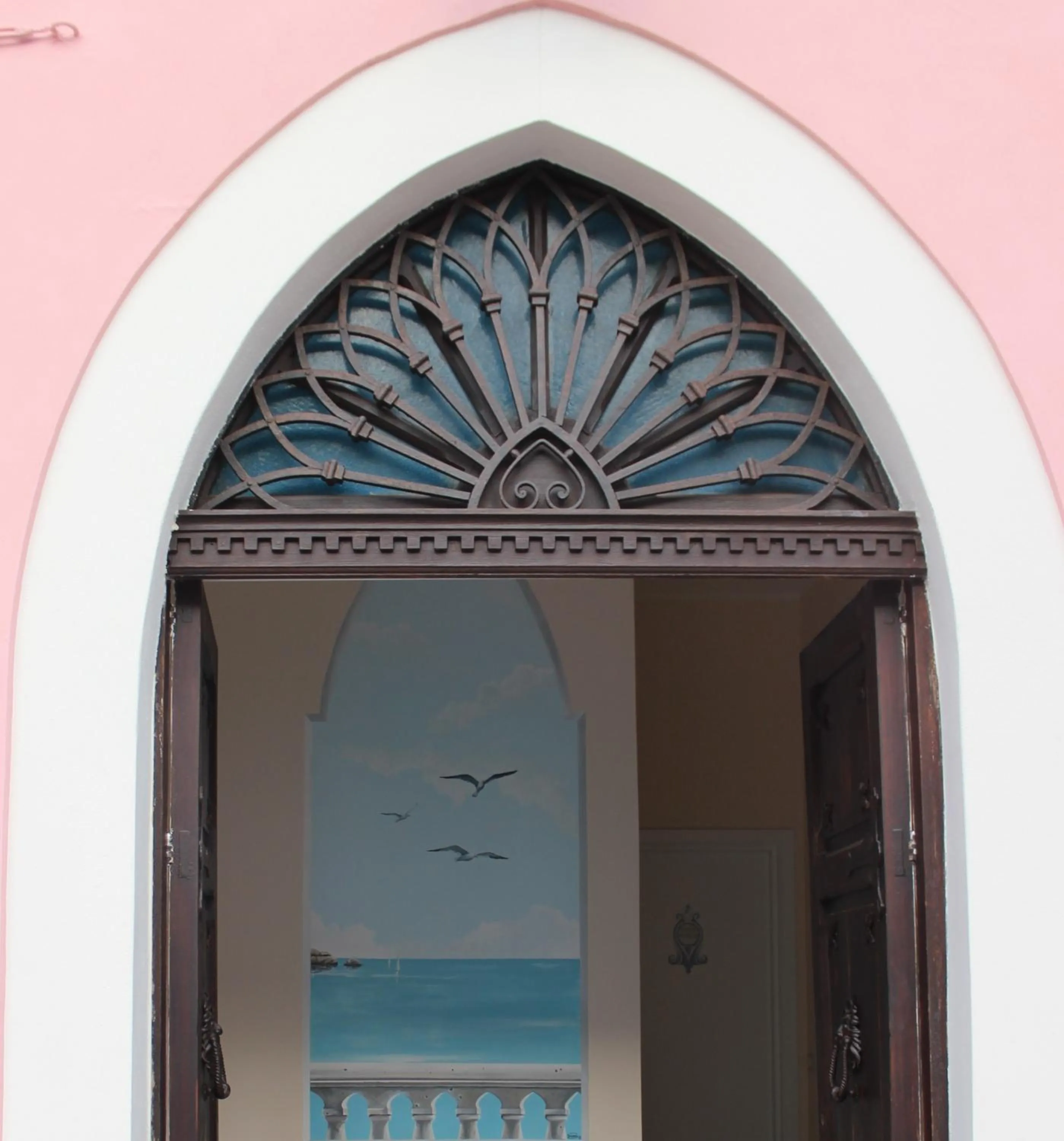 Decorative detail in B&B Villa Raineri