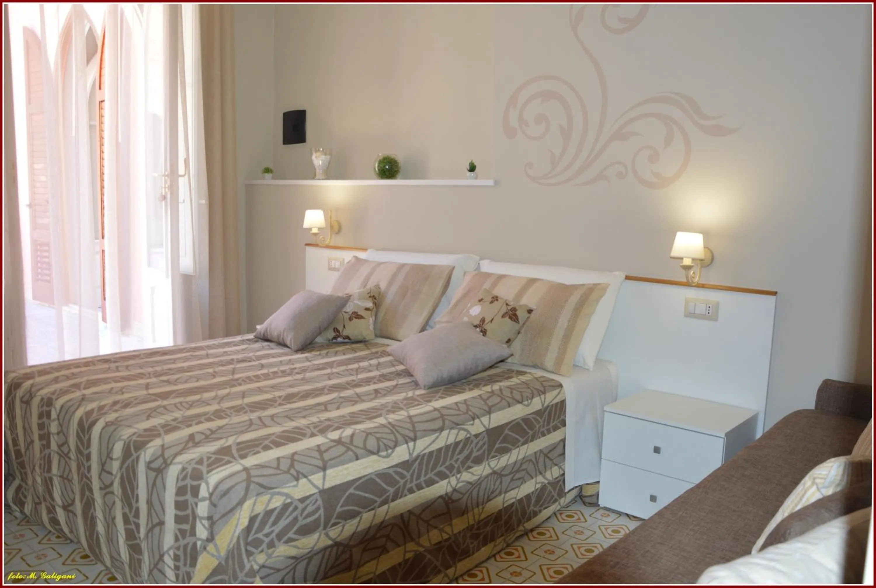 Bed in B&B Villa Raineri