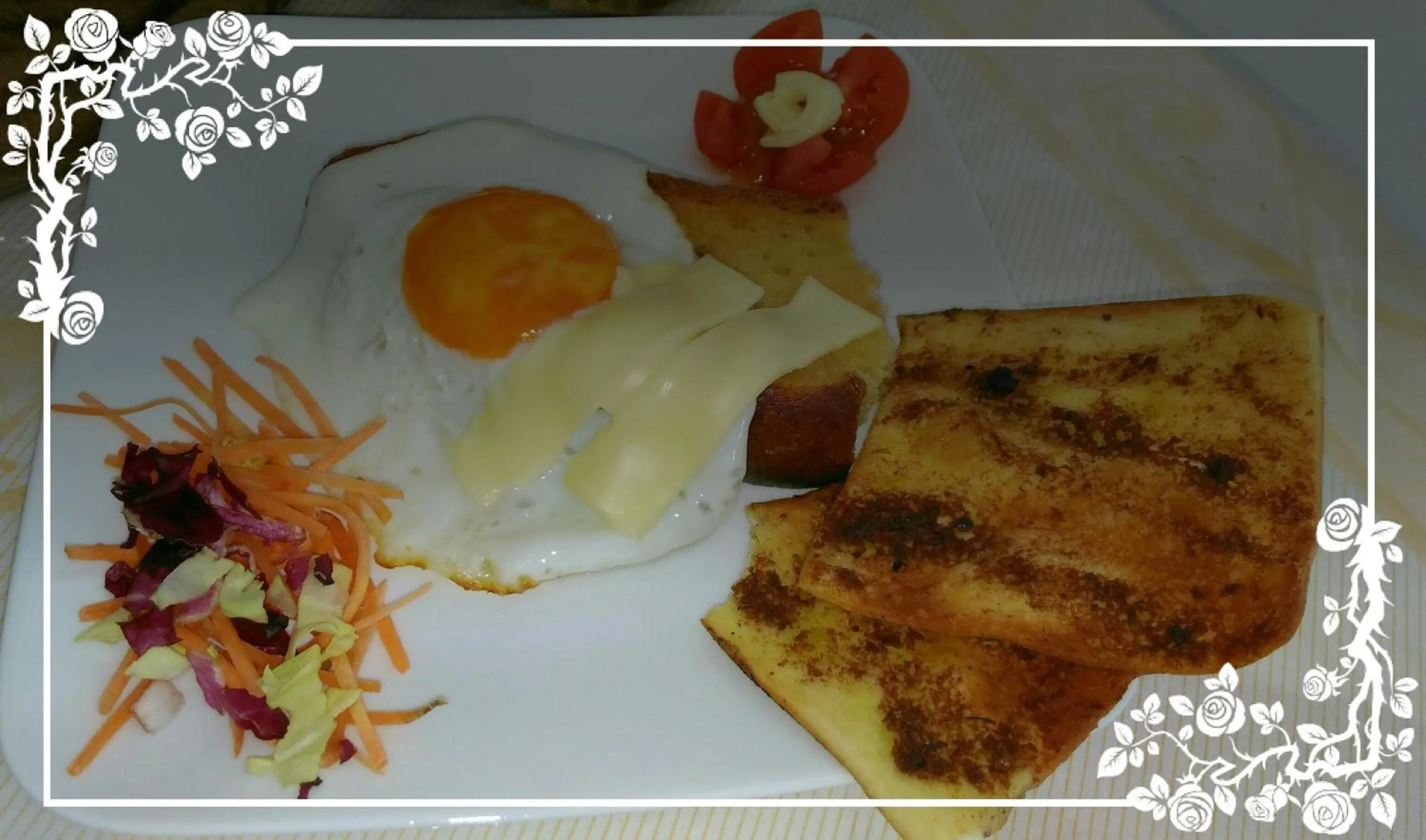 American breakfast in B&B Villa Raineri