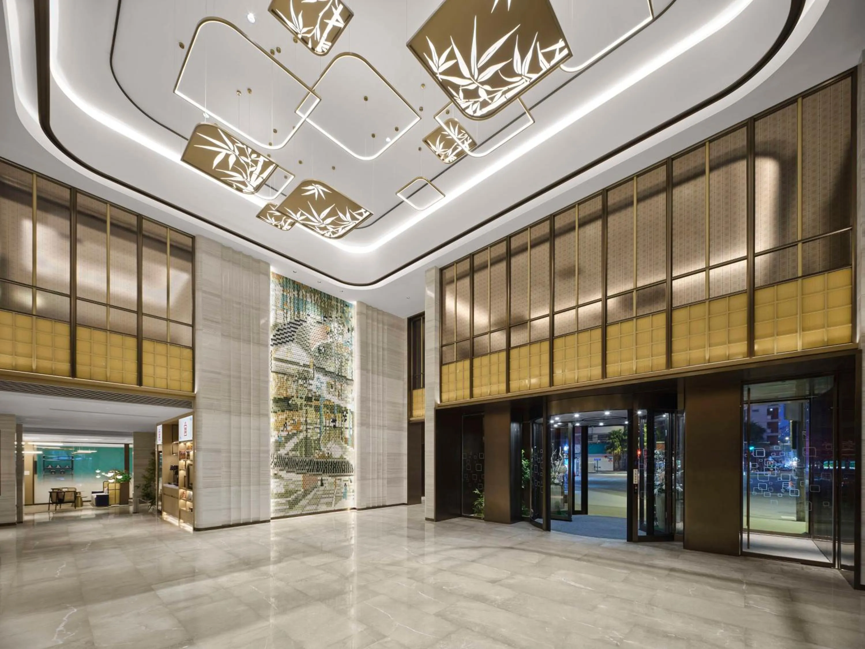 Lobby or reception in Hilton Garden Inn Chengdu Tianfu Panda Tower