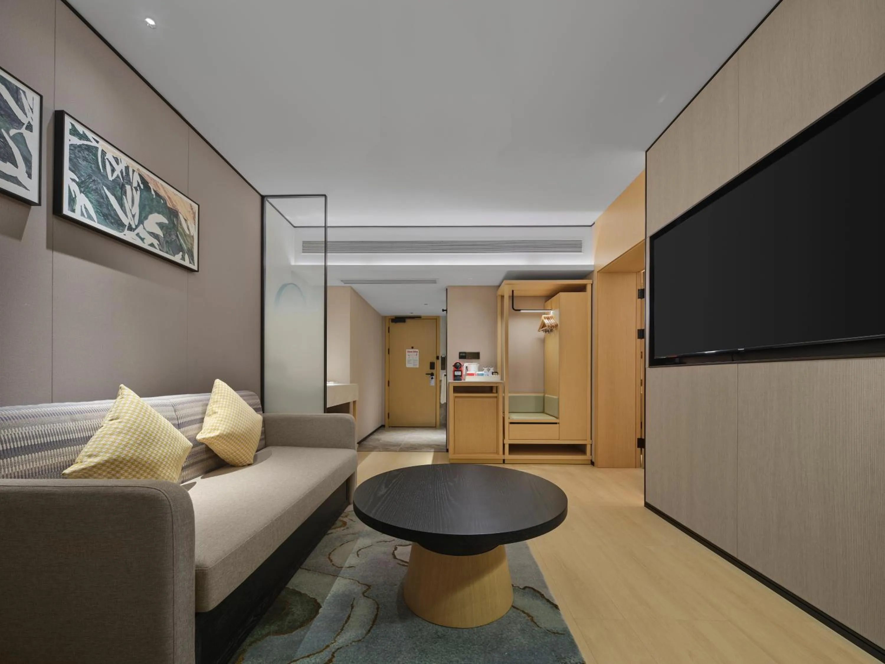 Bed in Hilton Garden Inn Chengdu Tianfu Panda Tower