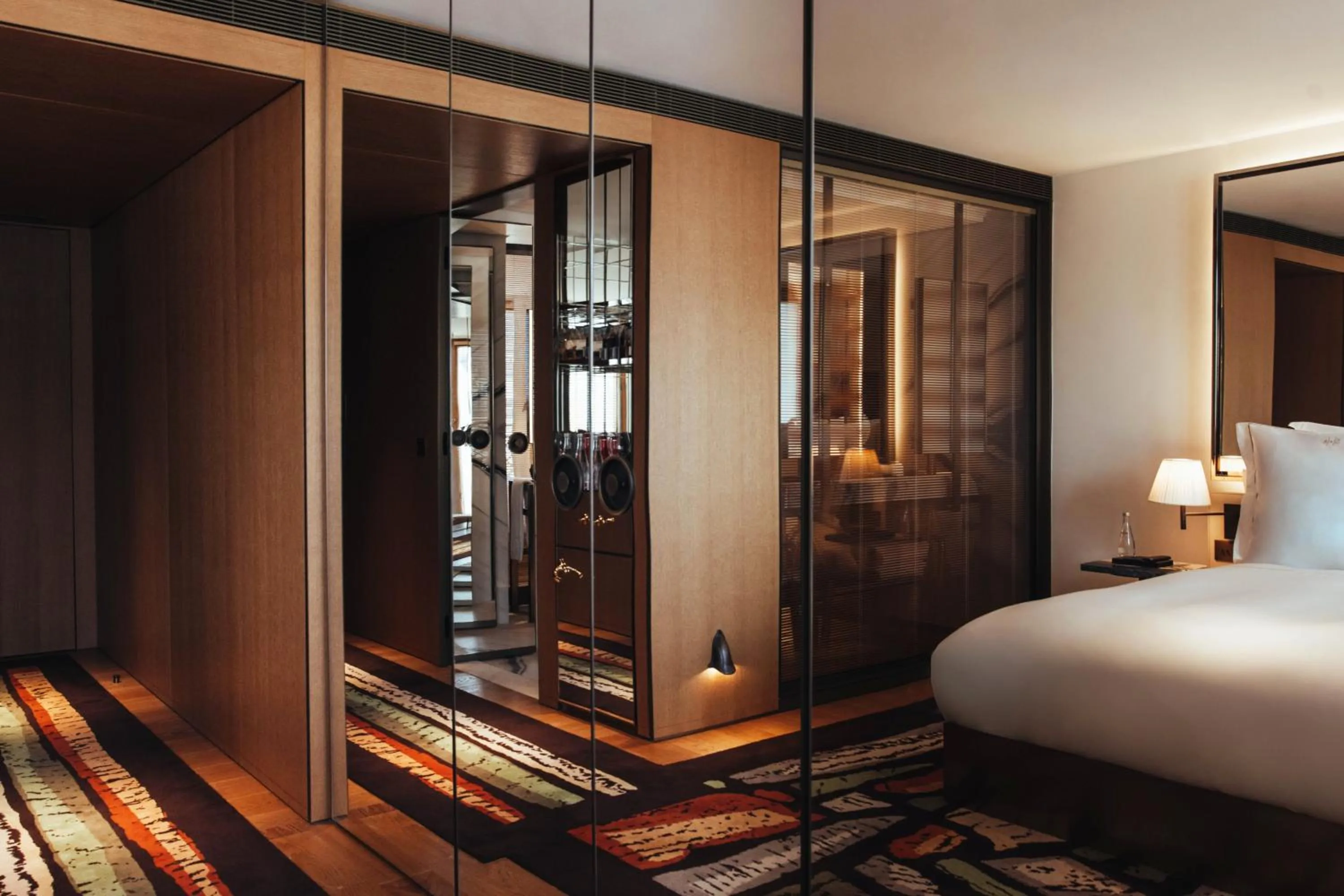 Bed in Hotel SAX Paris, LXR Hotels & Resorts