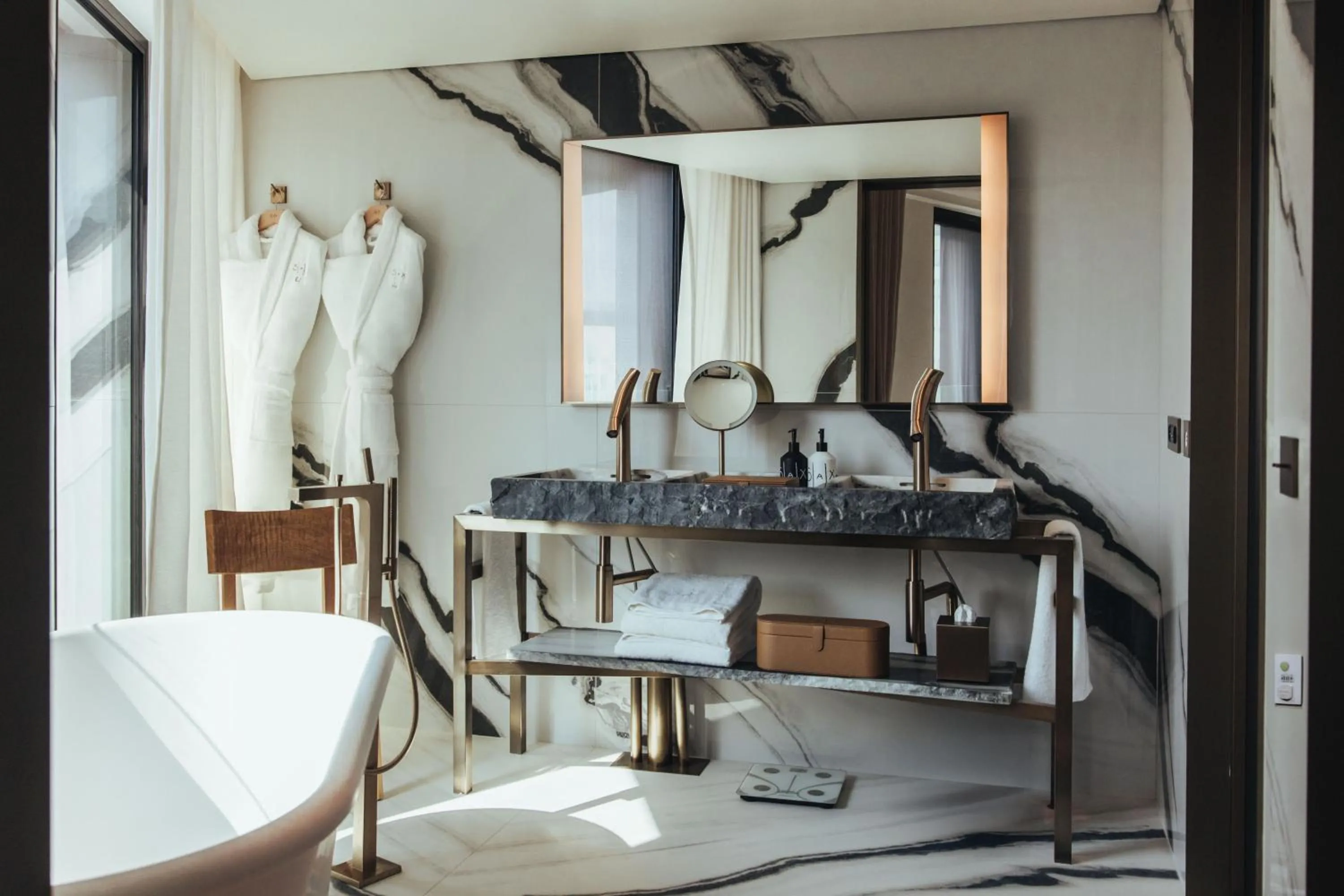 Bathroom in Hotel SAX Paris, LXR Hotels & Resorts