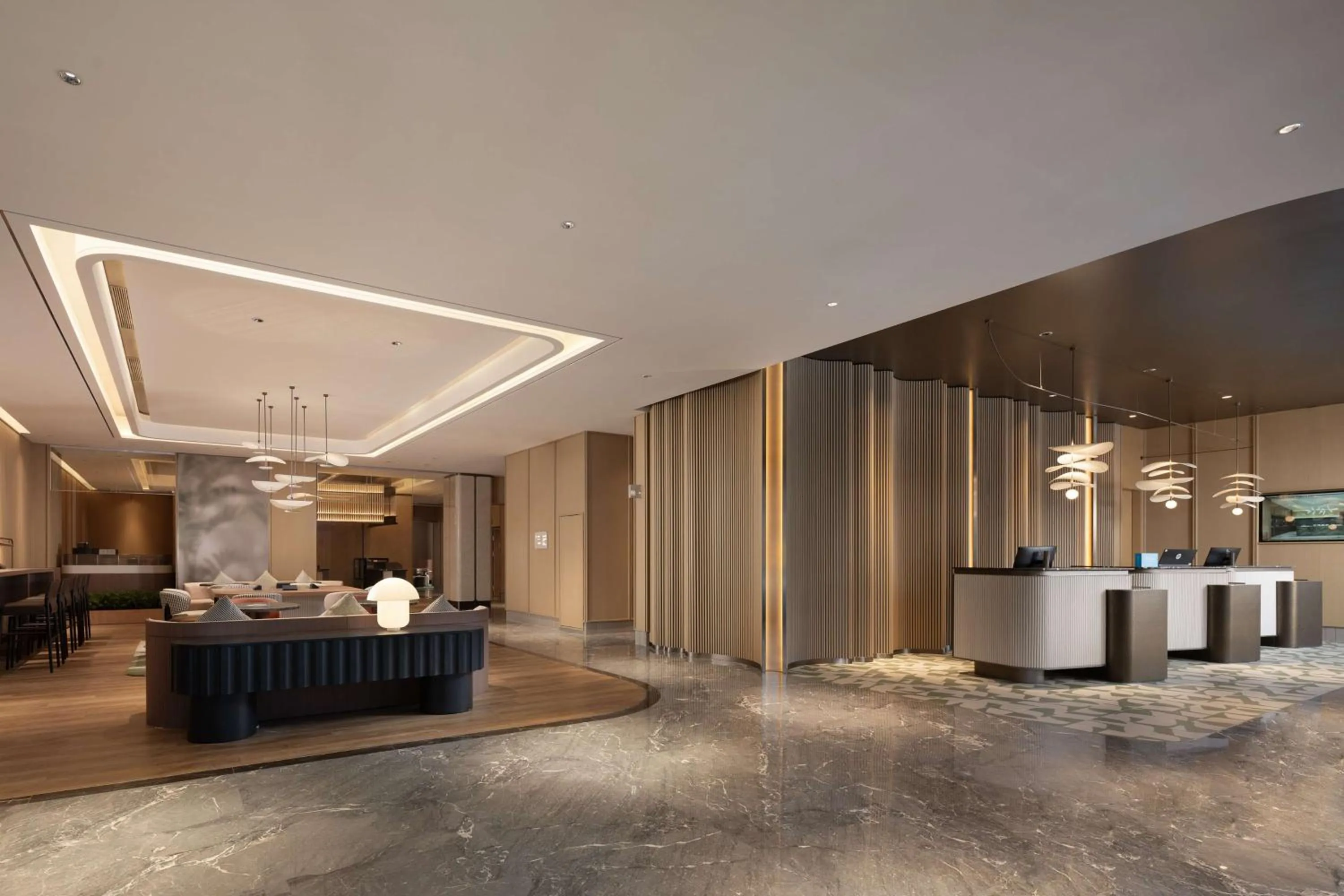 Lobby or reception in Hilton Garden Inn Harbin Haxi