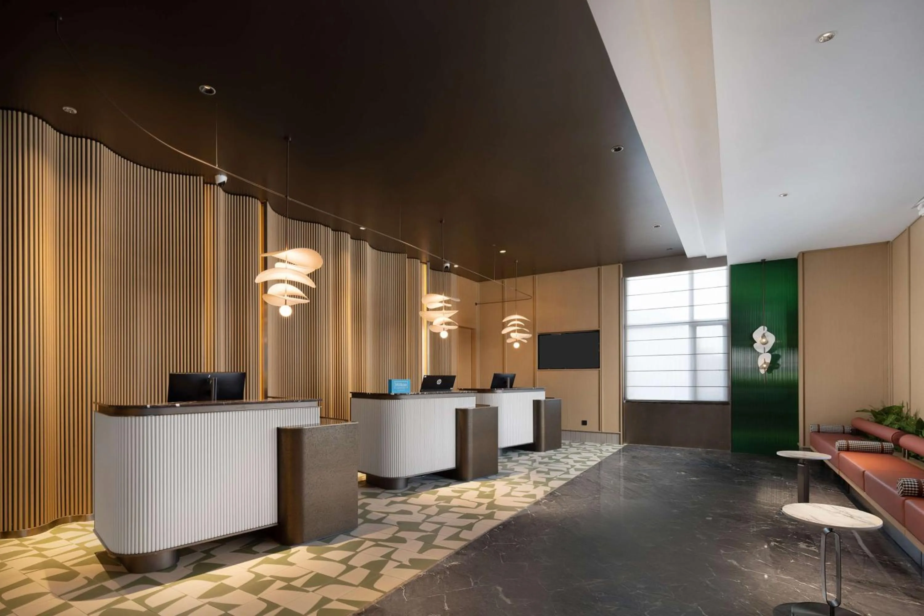 Lobby or reception in Hilton Garden Inn Harbin Haxi