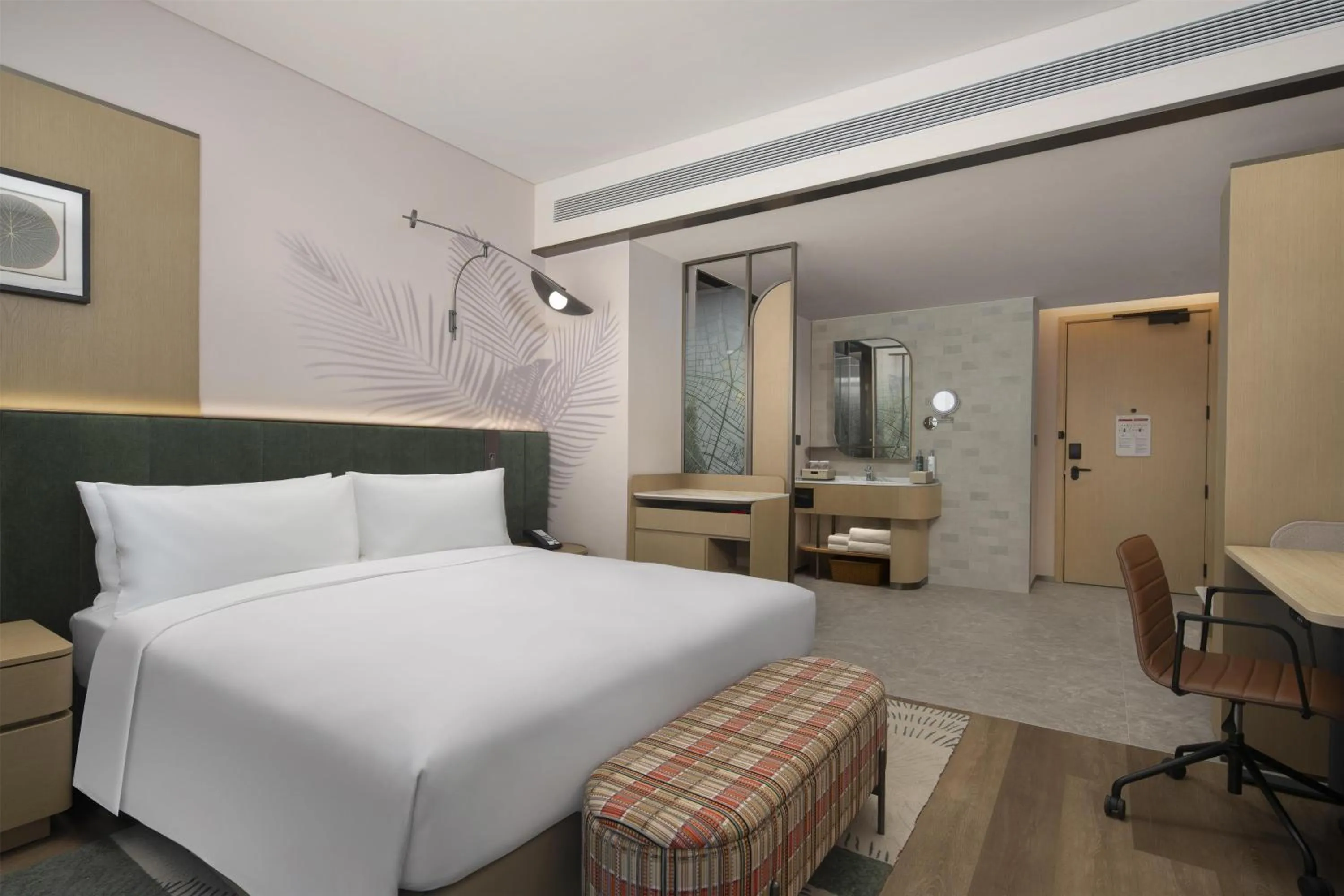 Bed in Hilton Garden Inn Chengde High-Tech Zone
