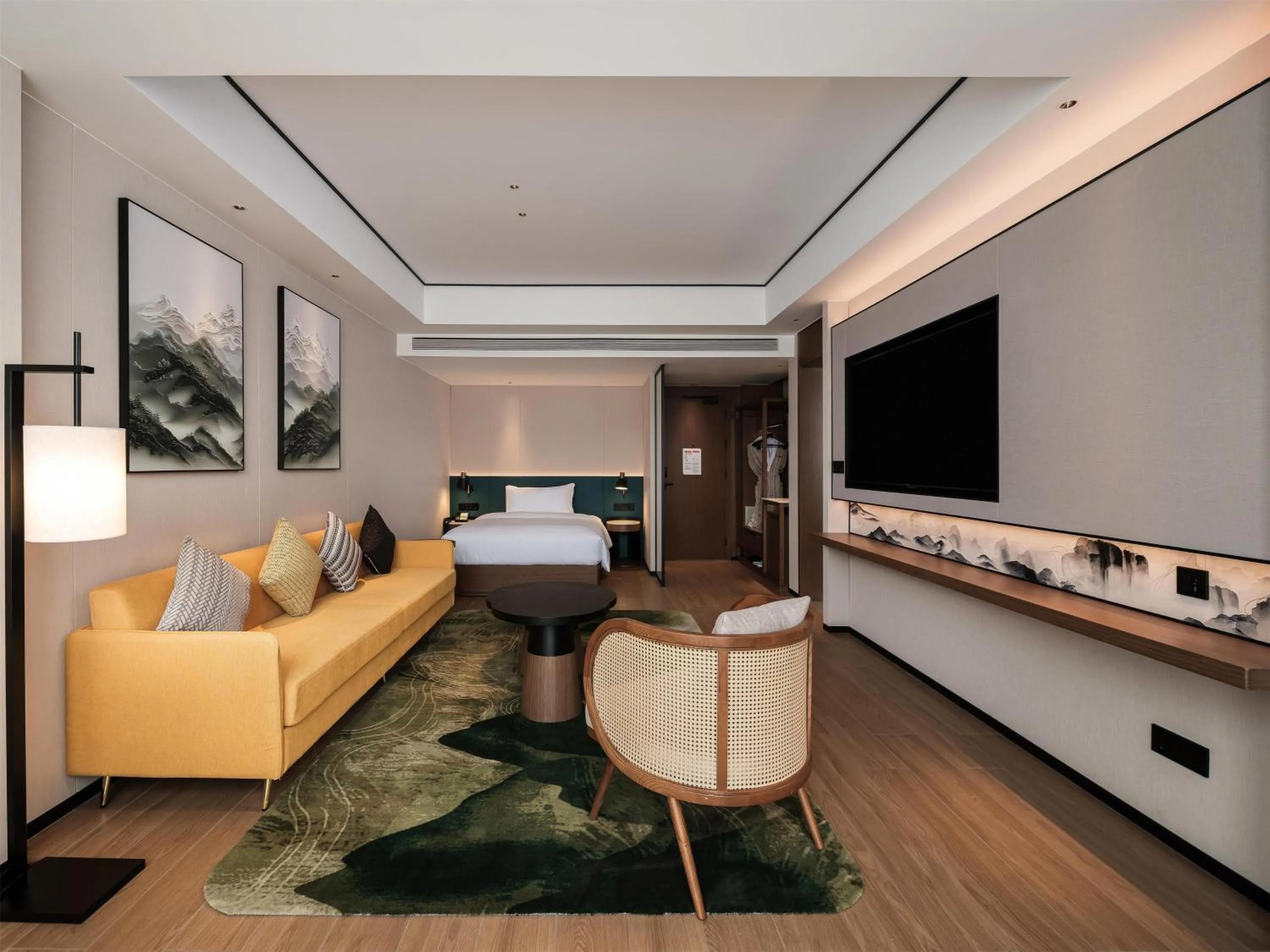 Living room in Hilton Garden Inn Zhangjiajie Wulingyuan