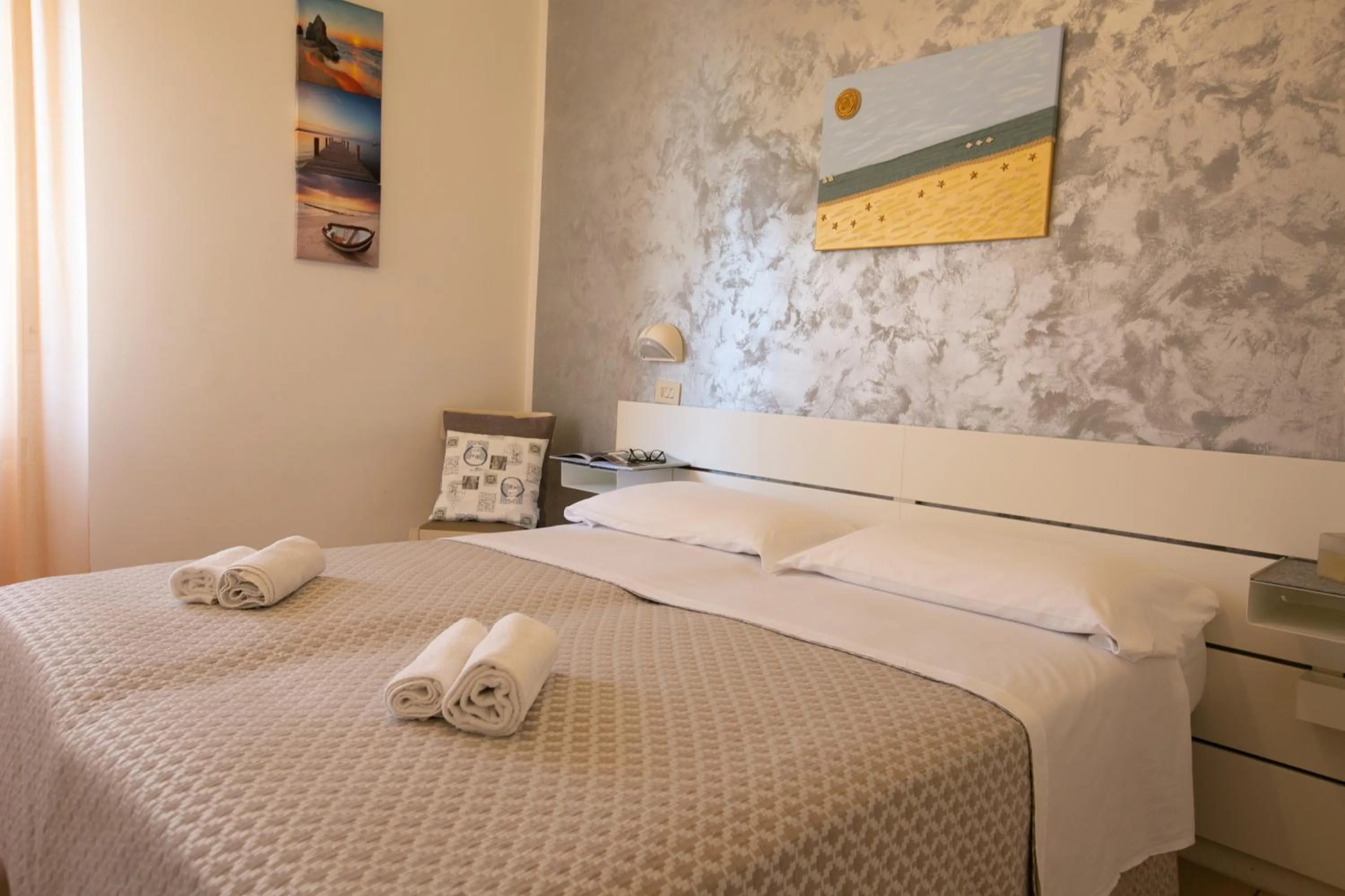 Bed in Villa Gioiosa Beach & Water Park B&B