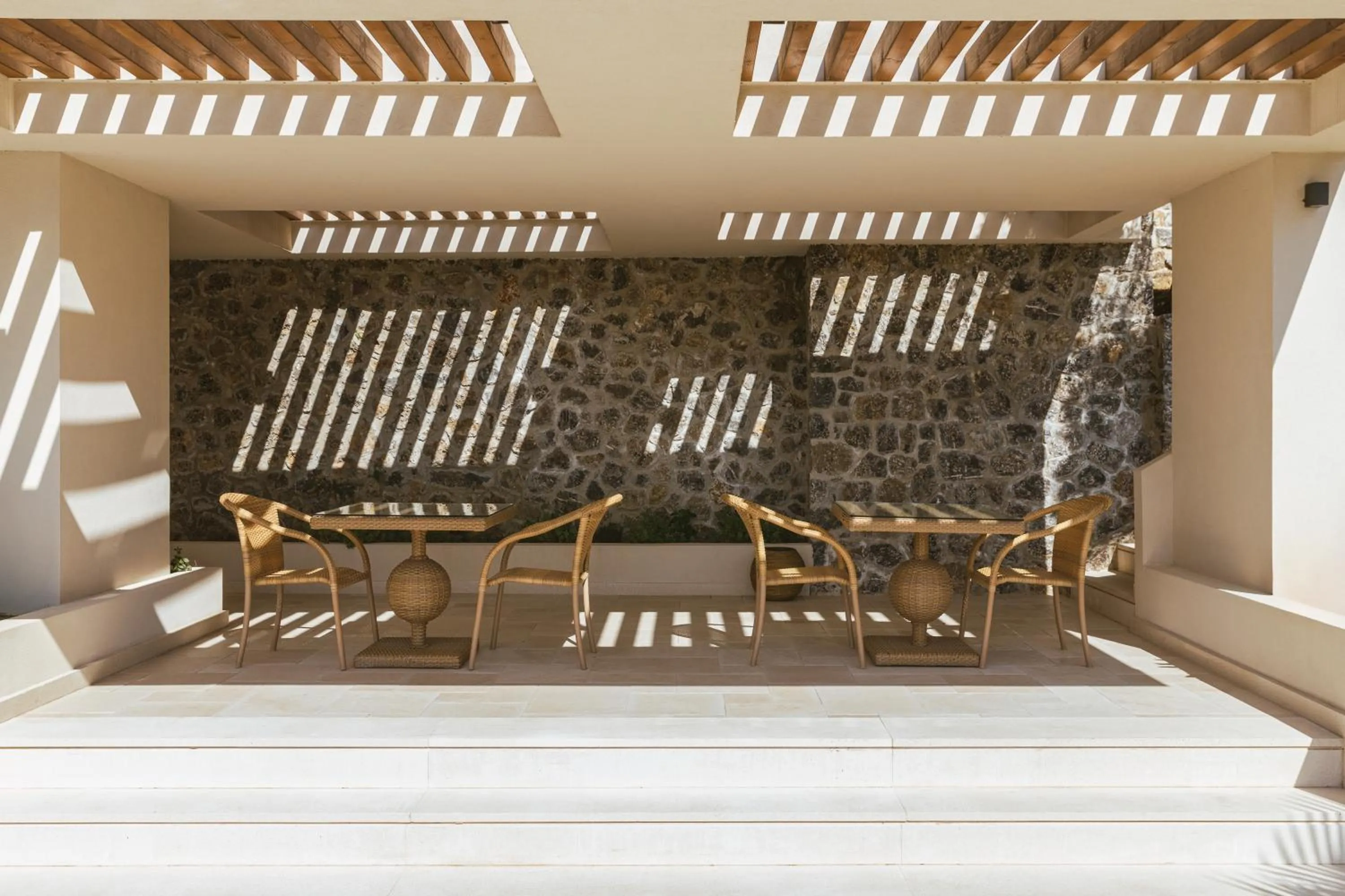 Pool view in Divani Corfu Palace