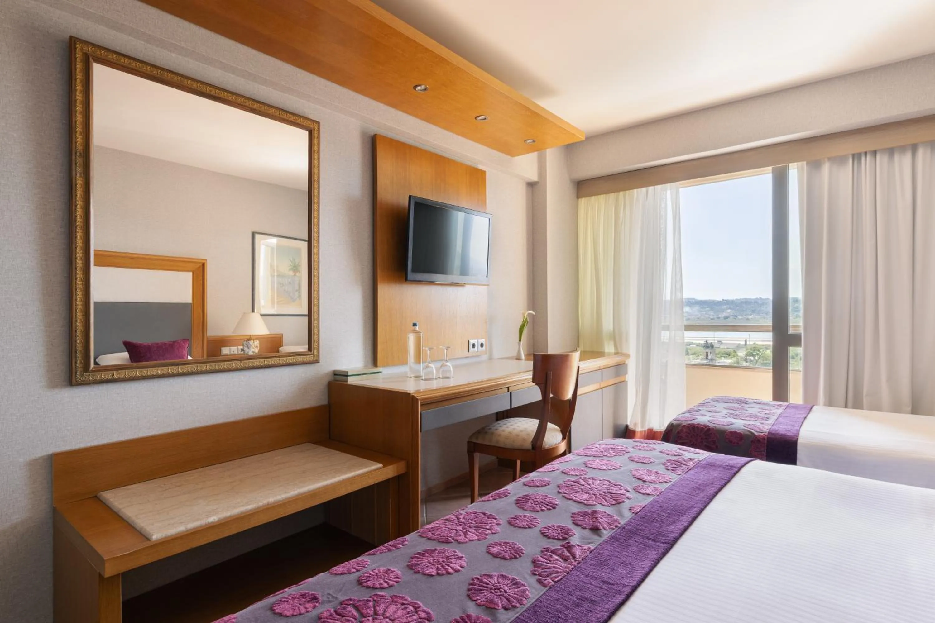 TV and multimedia, Bed in Divani Corfu Palace