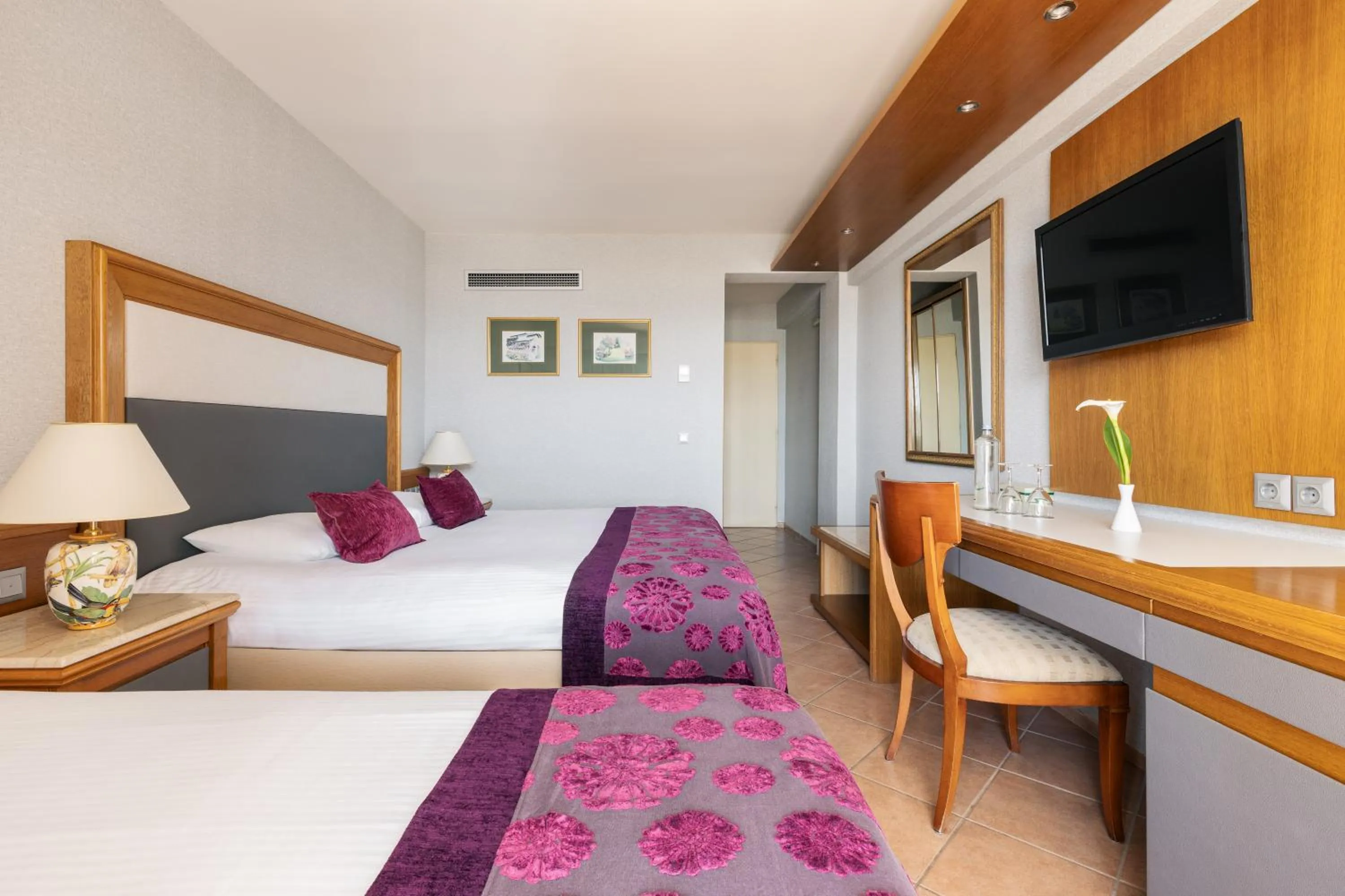 Bedroom, Bed in Divani Corfu Palace