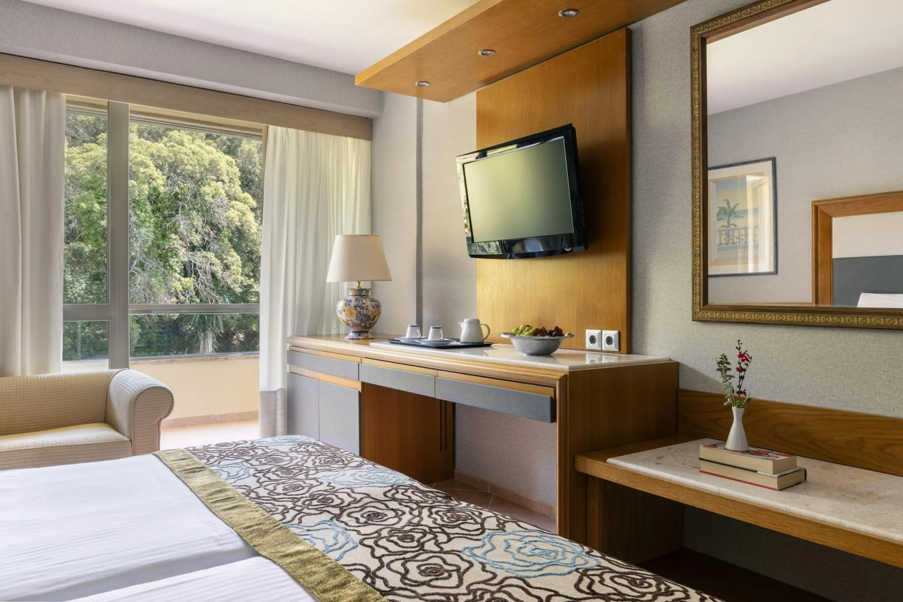 Bed in Divani Corfu Palace