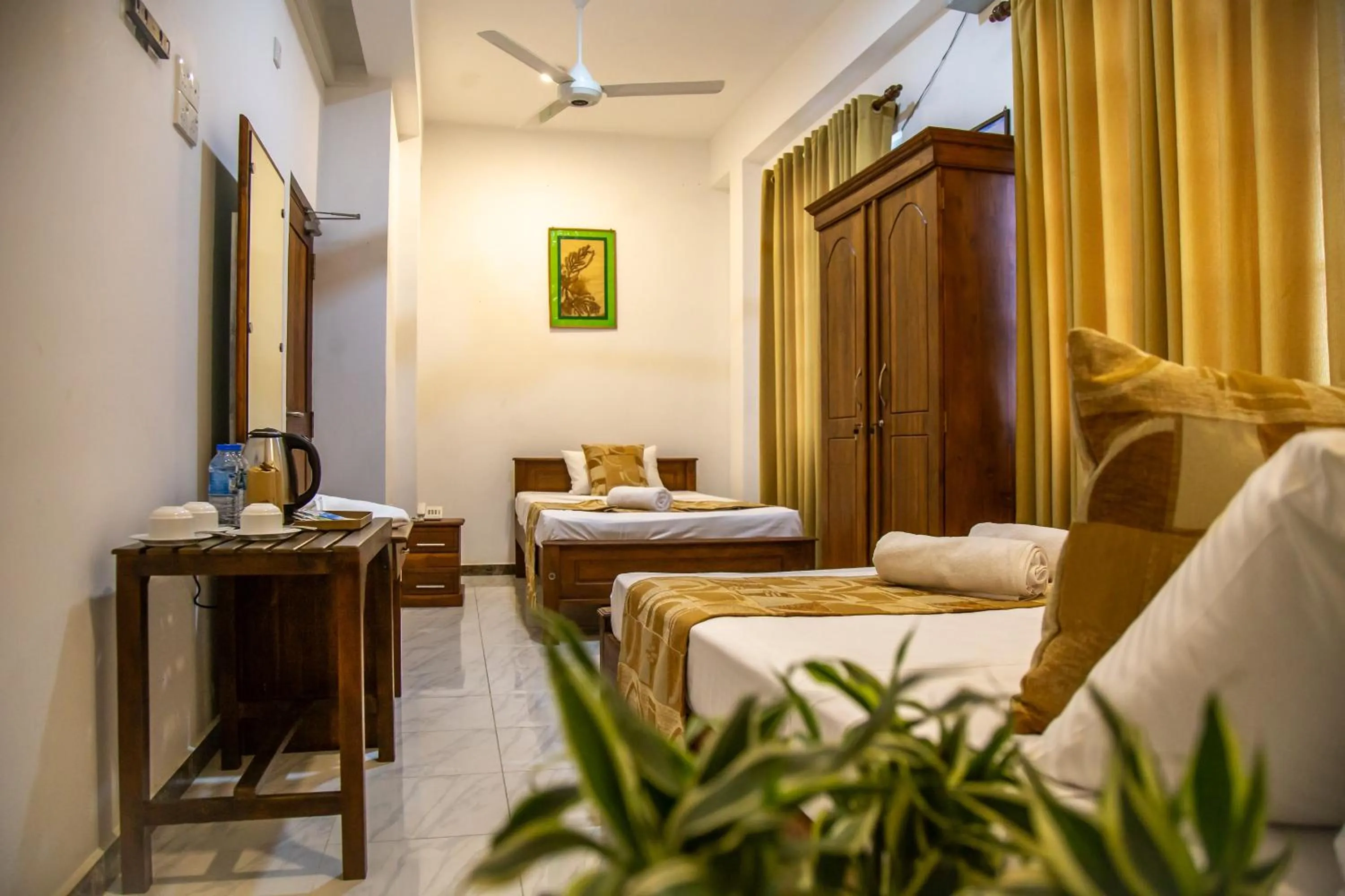 Bedroom, Bed in Hotel Silver Horse Dambulla