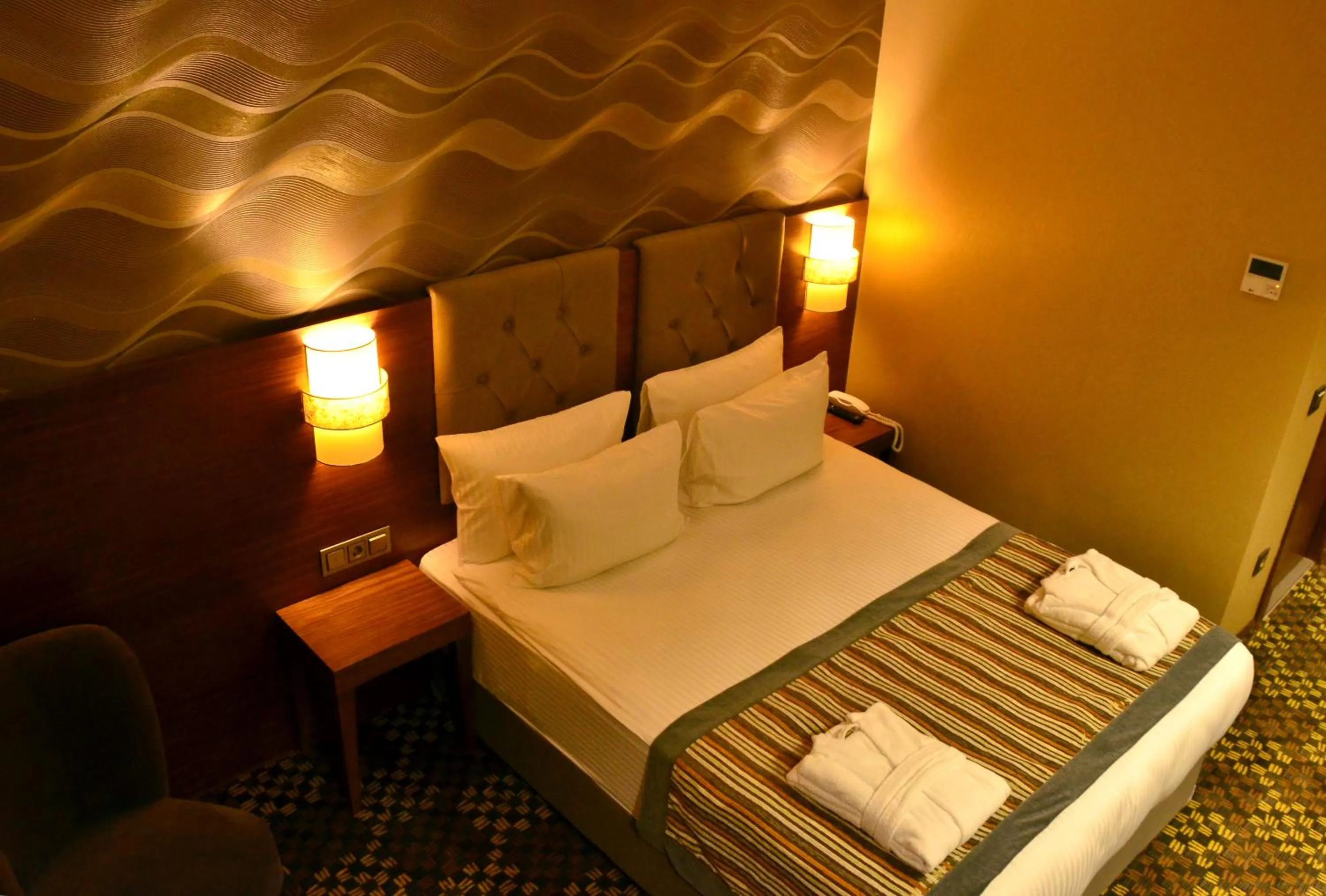 Photo of the whole room, Bed in Adranos Hotel