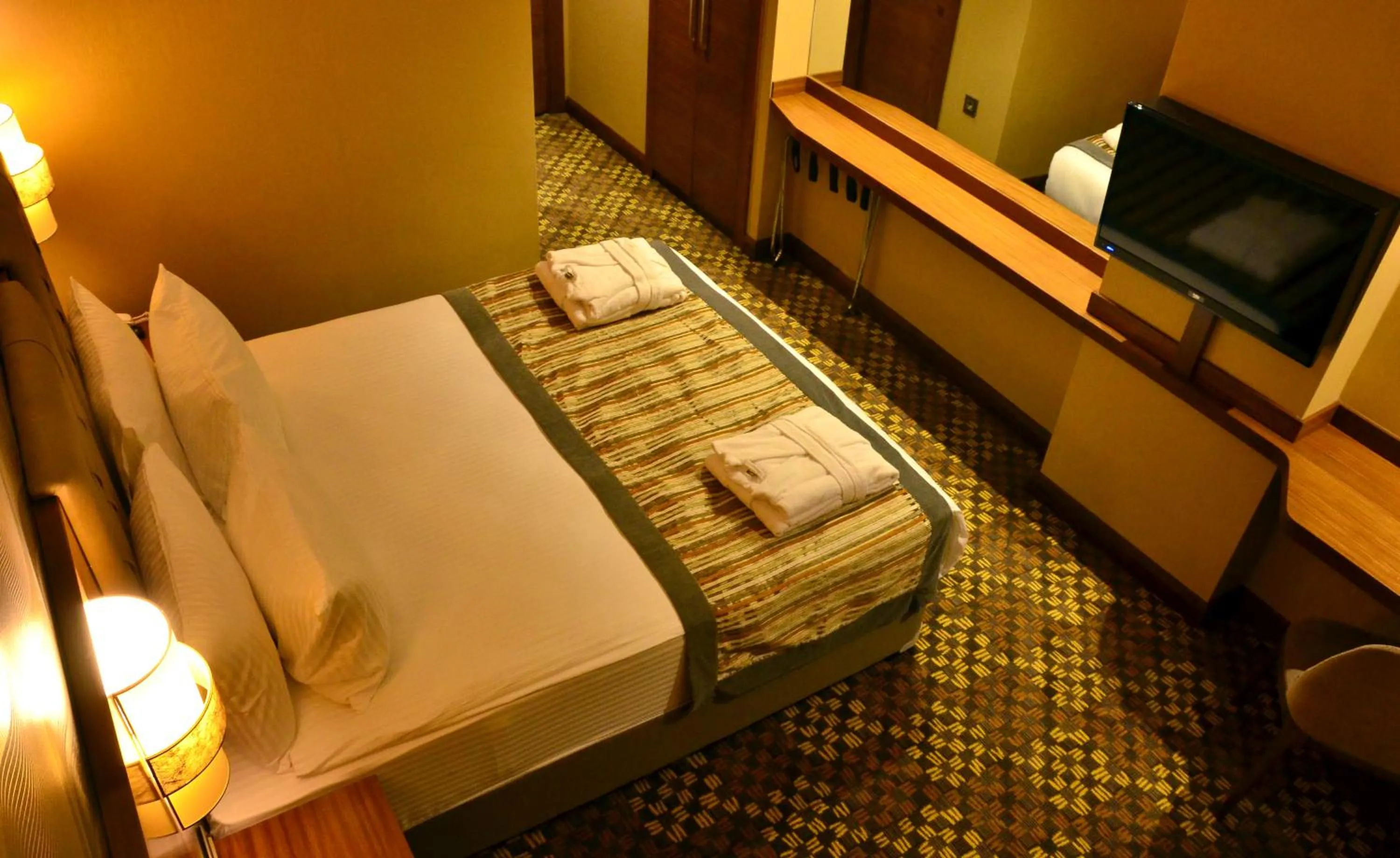 Photo of the whole room, Bed in Adranos Hotel