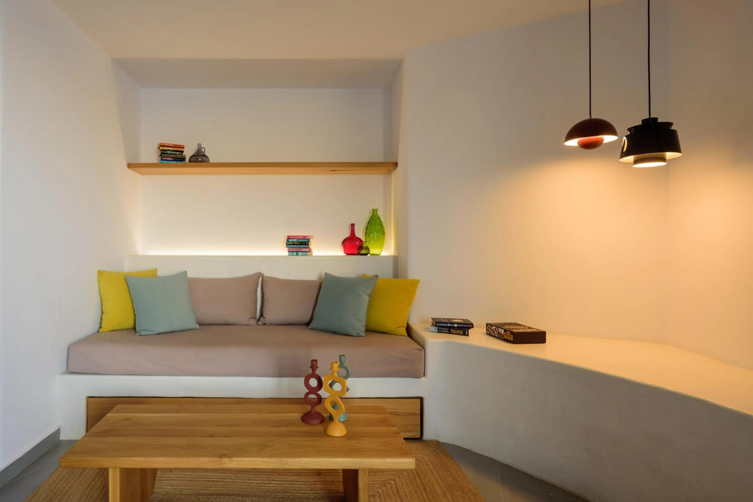 Living room in Neptune Luxury Suites