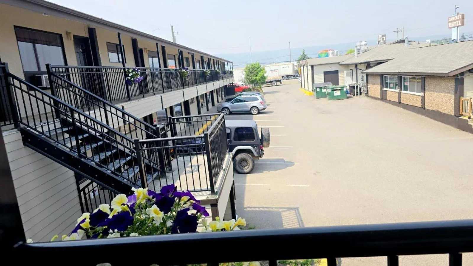 Property building in Camelot Court Motel