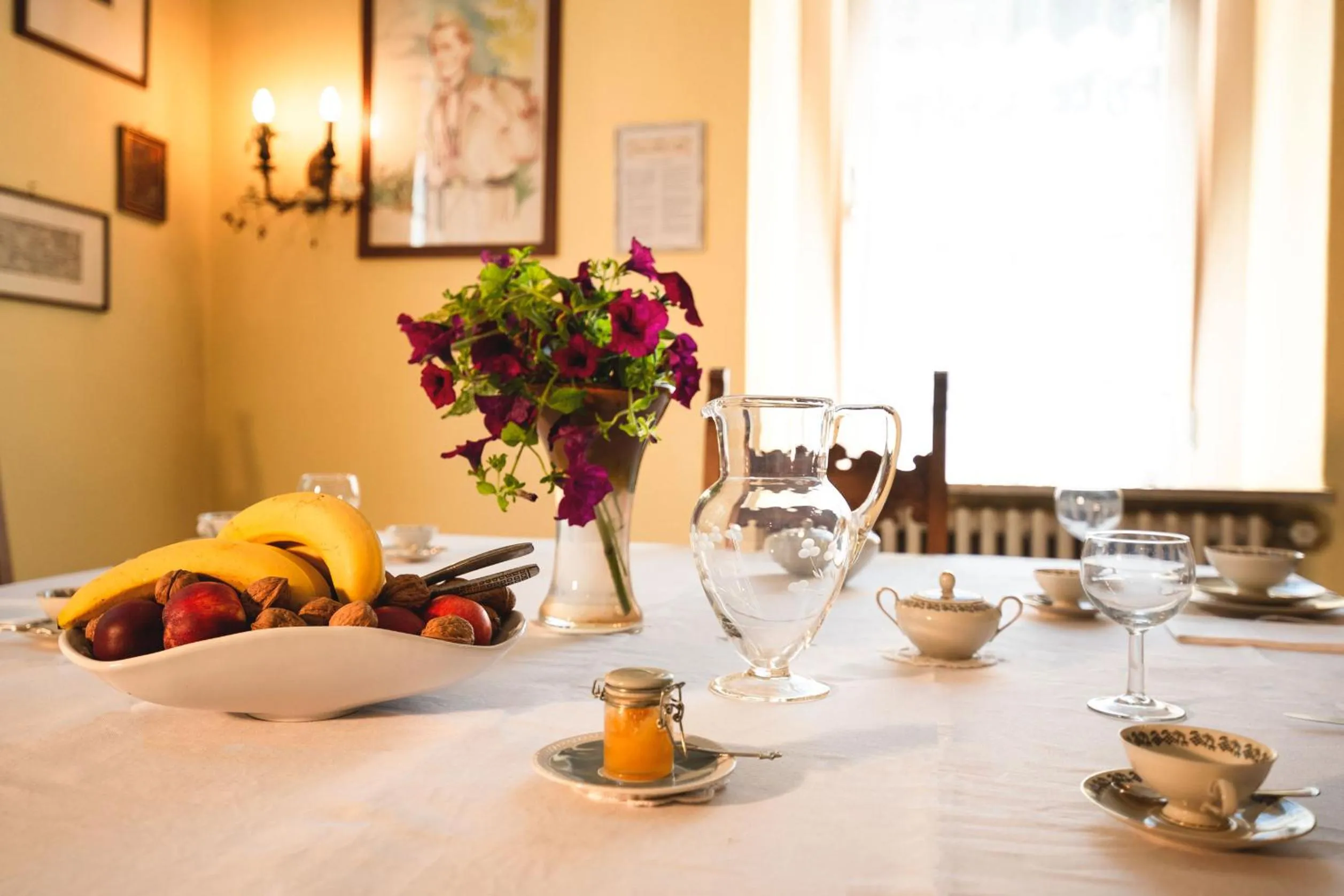 Continental breakfast in Villa Liberty B&B
