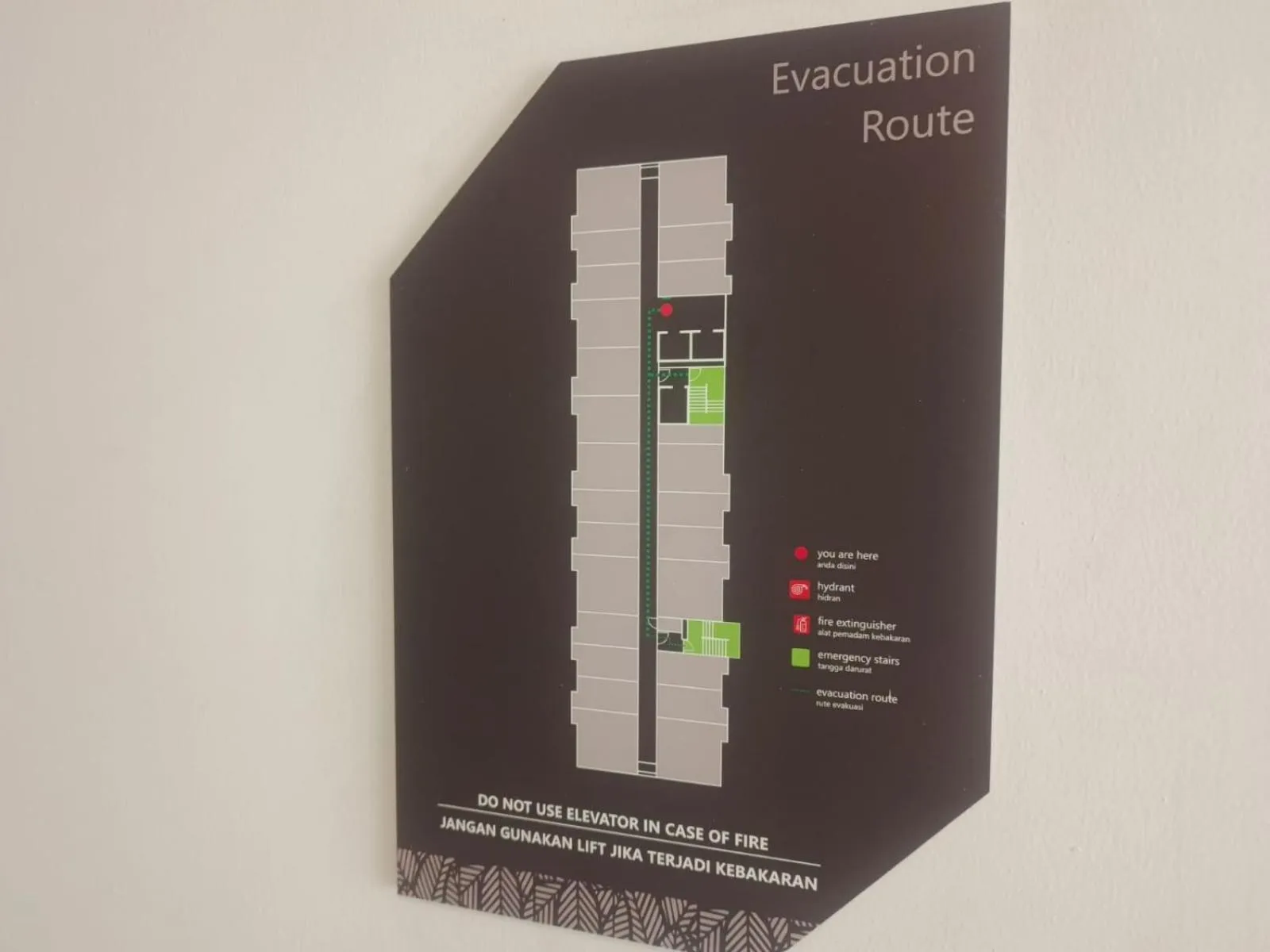 Floor plan in Loft Privato, Jakarta