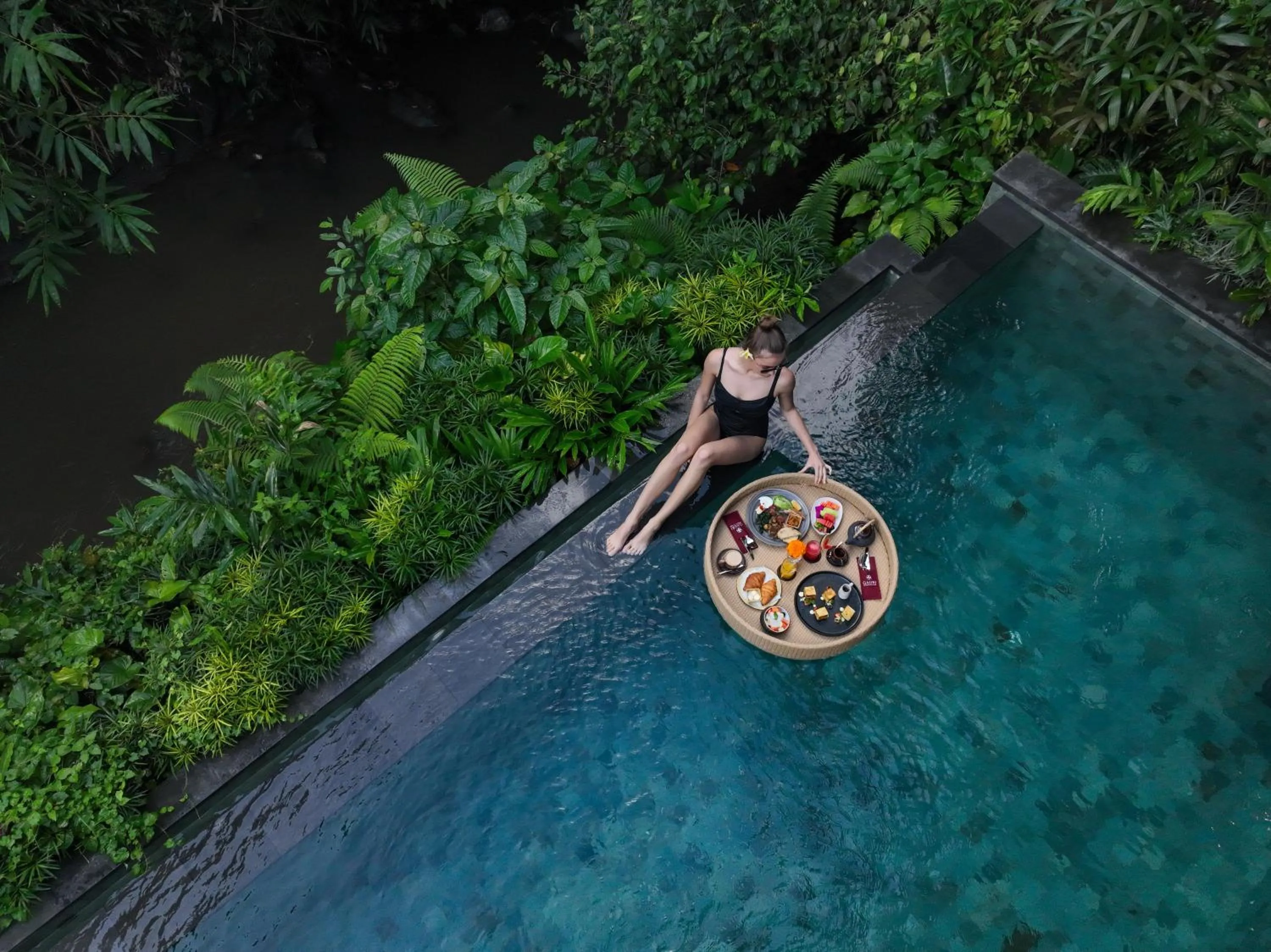 Swimming pool in Adiwana Unagi Riverfront